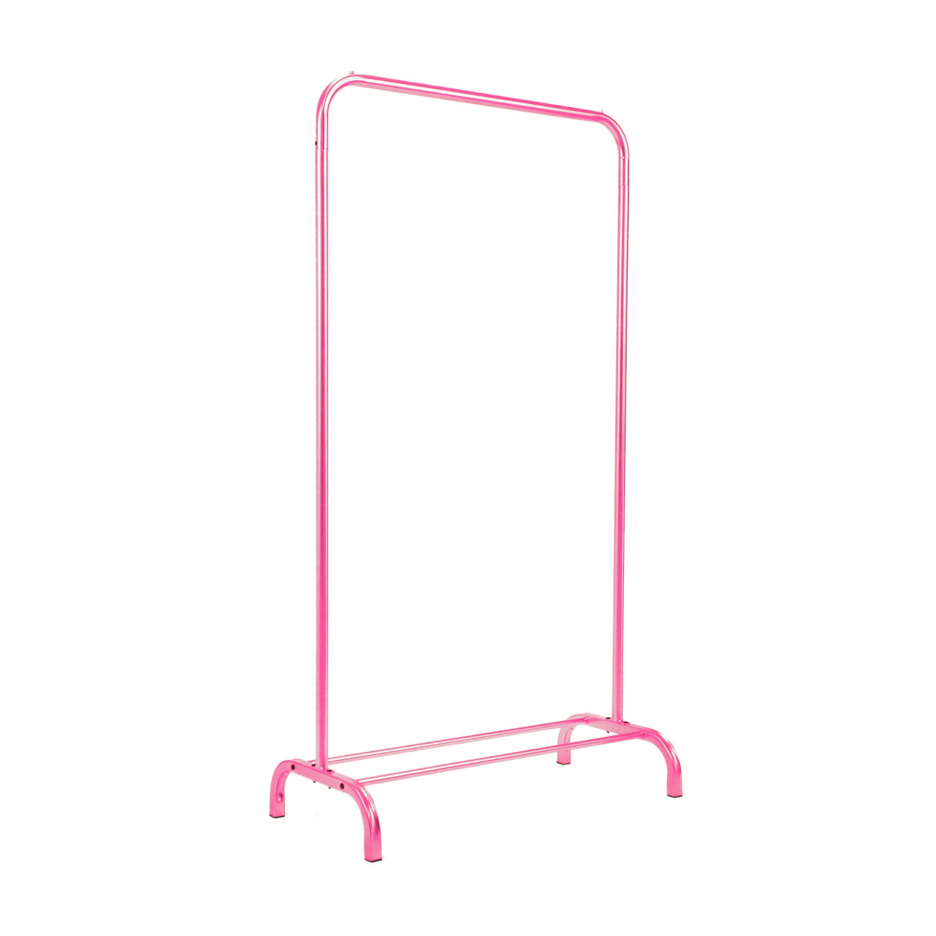 Kledingrek - Metaal - Roze - 80x40x150cm