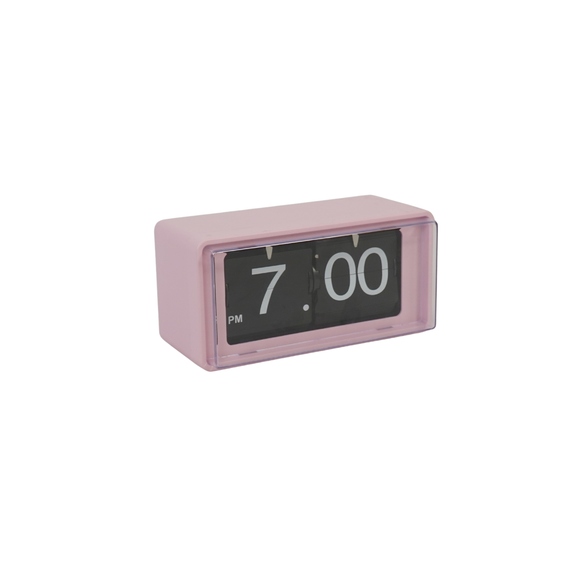 Klok- Kast Klok Flip Over- Roze- 22x13x11,5cm