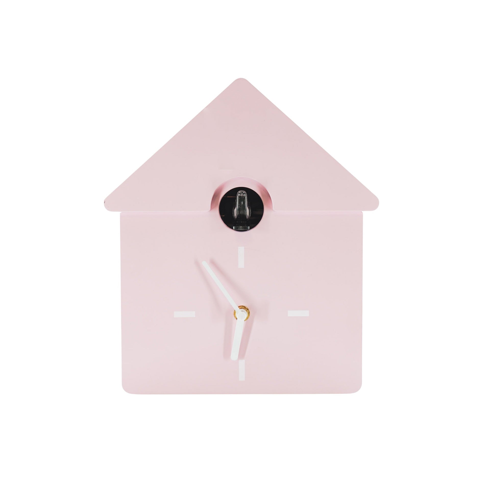 Klok- Wandklok Koekoeksklok - Licht Roze 24x27x9cm