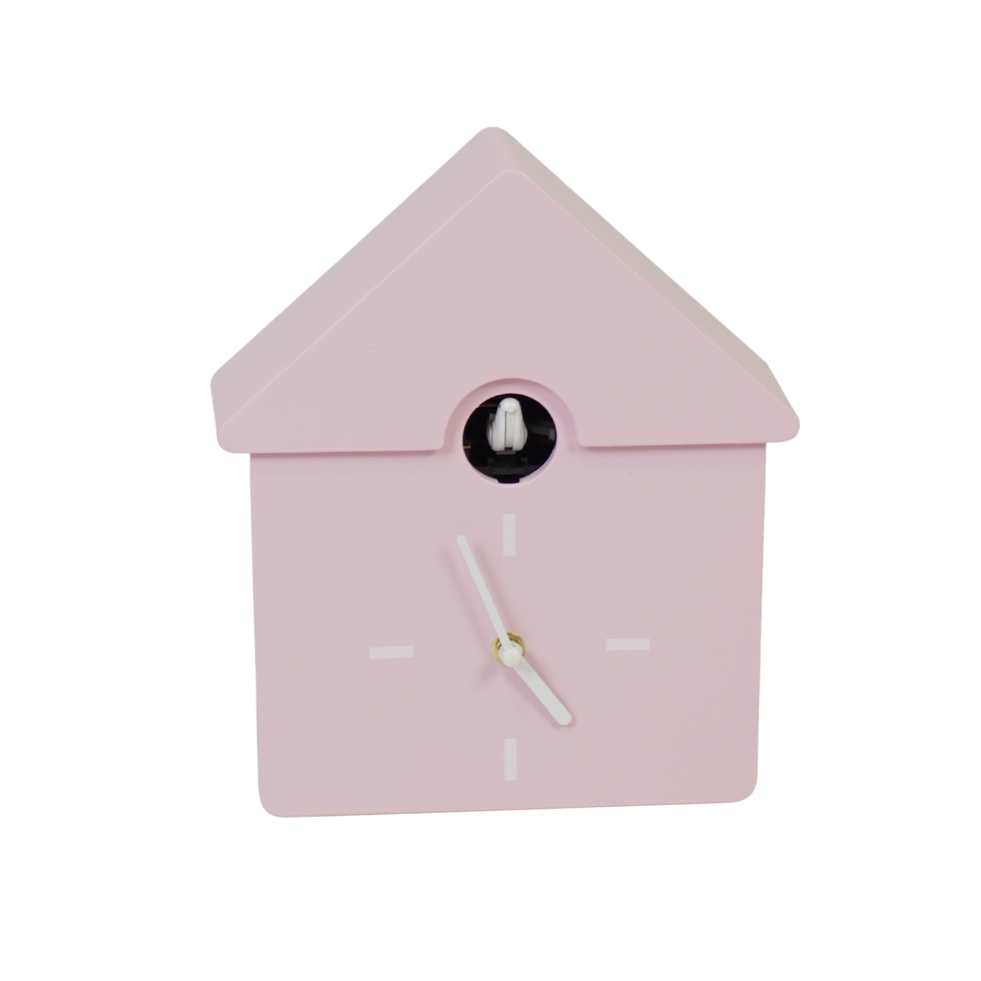 Klok- Wandklok Koekoeksklok - Licht Roze 24x27x9cm