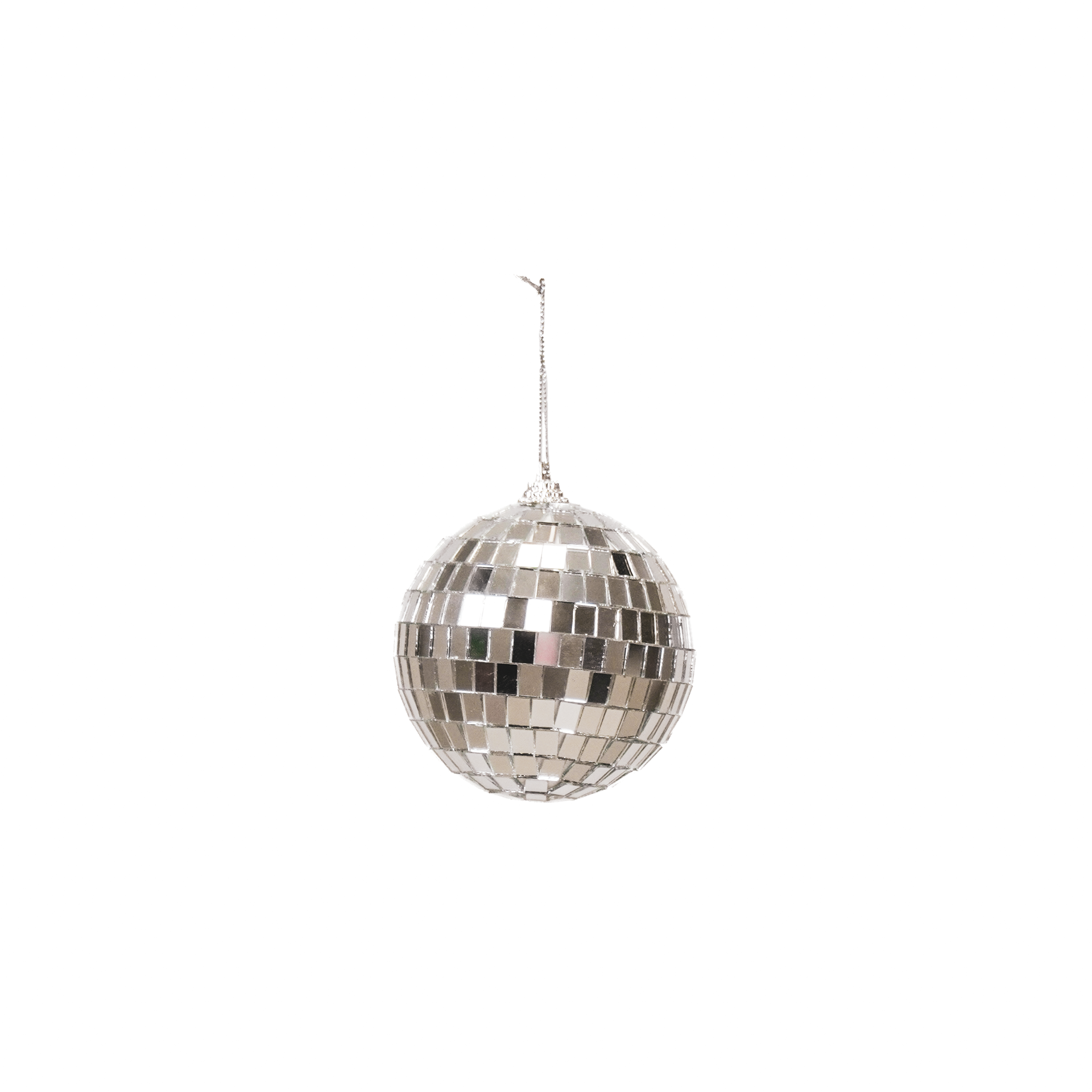 Kerstversiering -  Kersthanger - Discobal - Foam - Zilver - 10x10x10cm