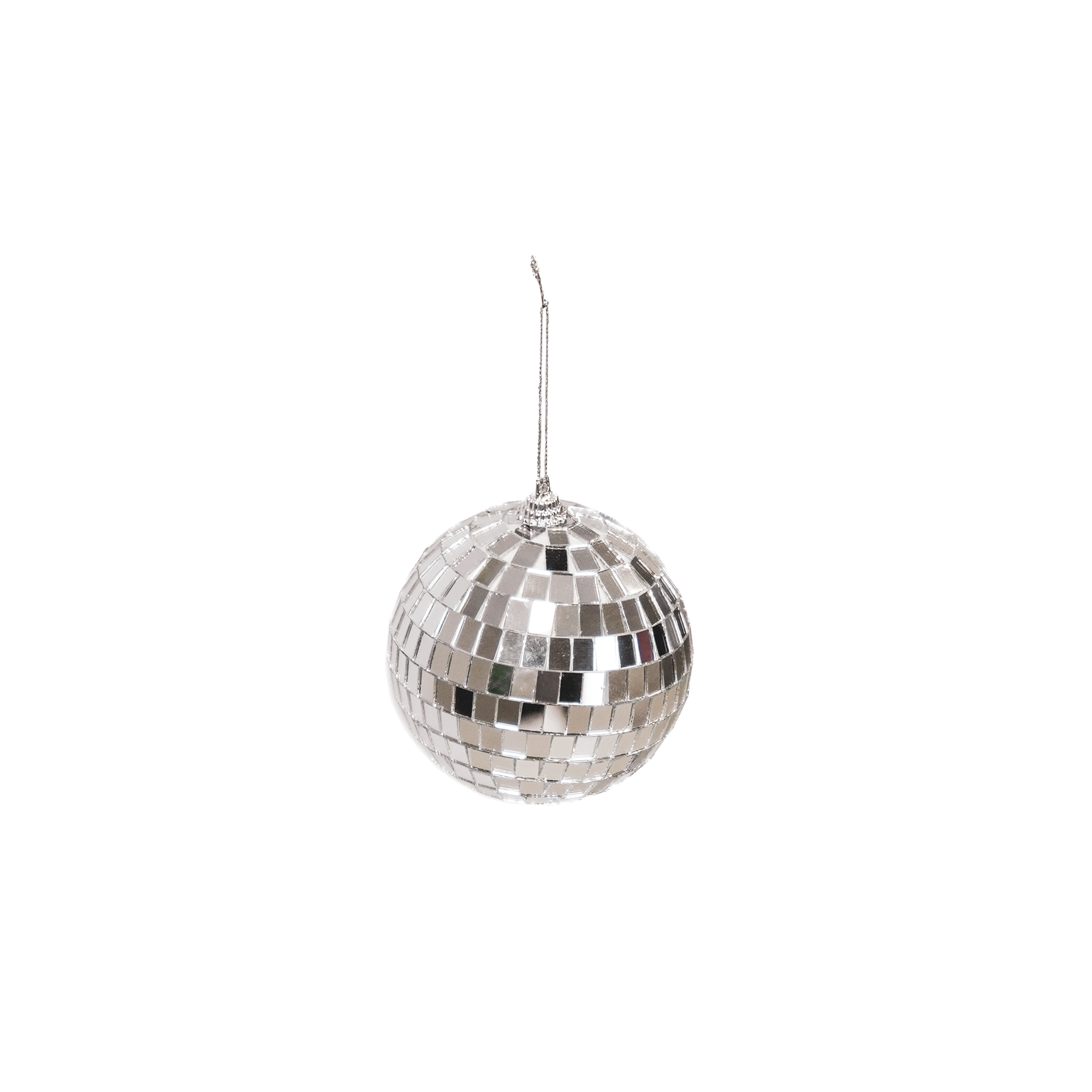 Kerstversiering -  Kersthanger - Discobal - Foam - Zilver - 10x10x10cm