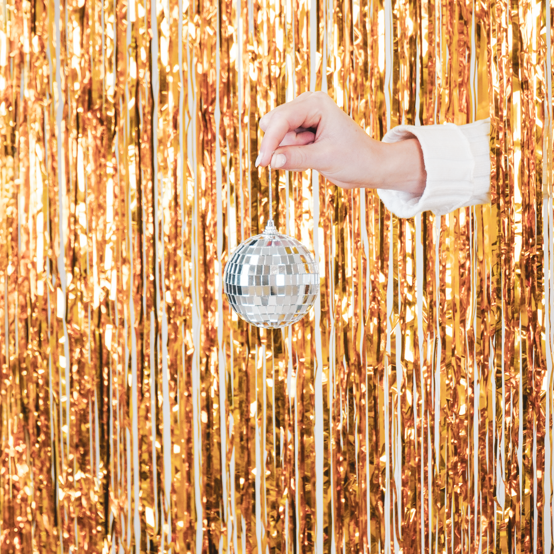 Kerstversiering -  Kersthanger - Discobal - Foam - Zilver - 10x10x10cm