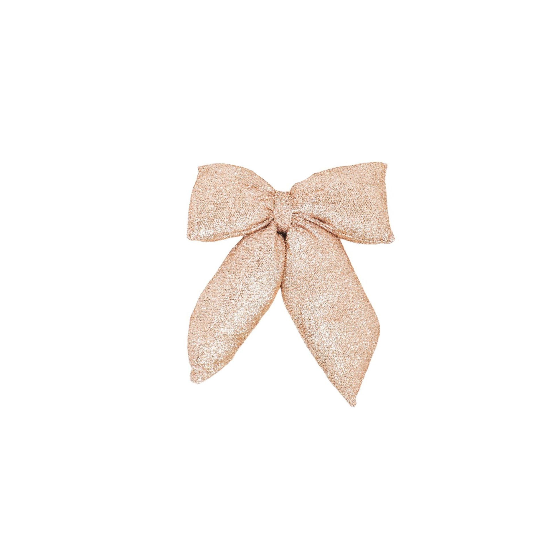 Kerst Decoratie - Strik - Goud - Glitter Stof - 32x40cm