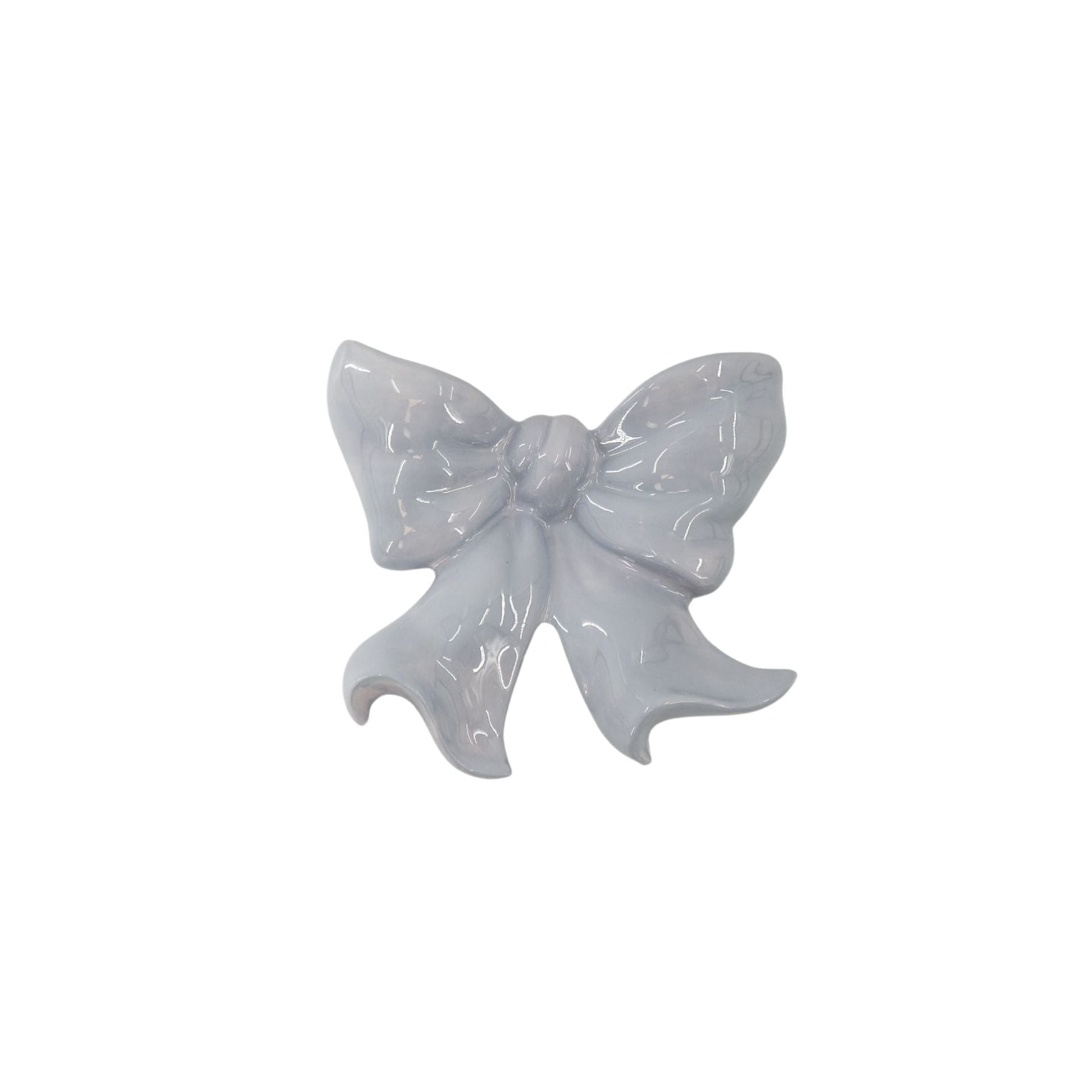 Vaas- Muurvaas Strik - Keramiek -Lila - 19x18,5x5,5 cm