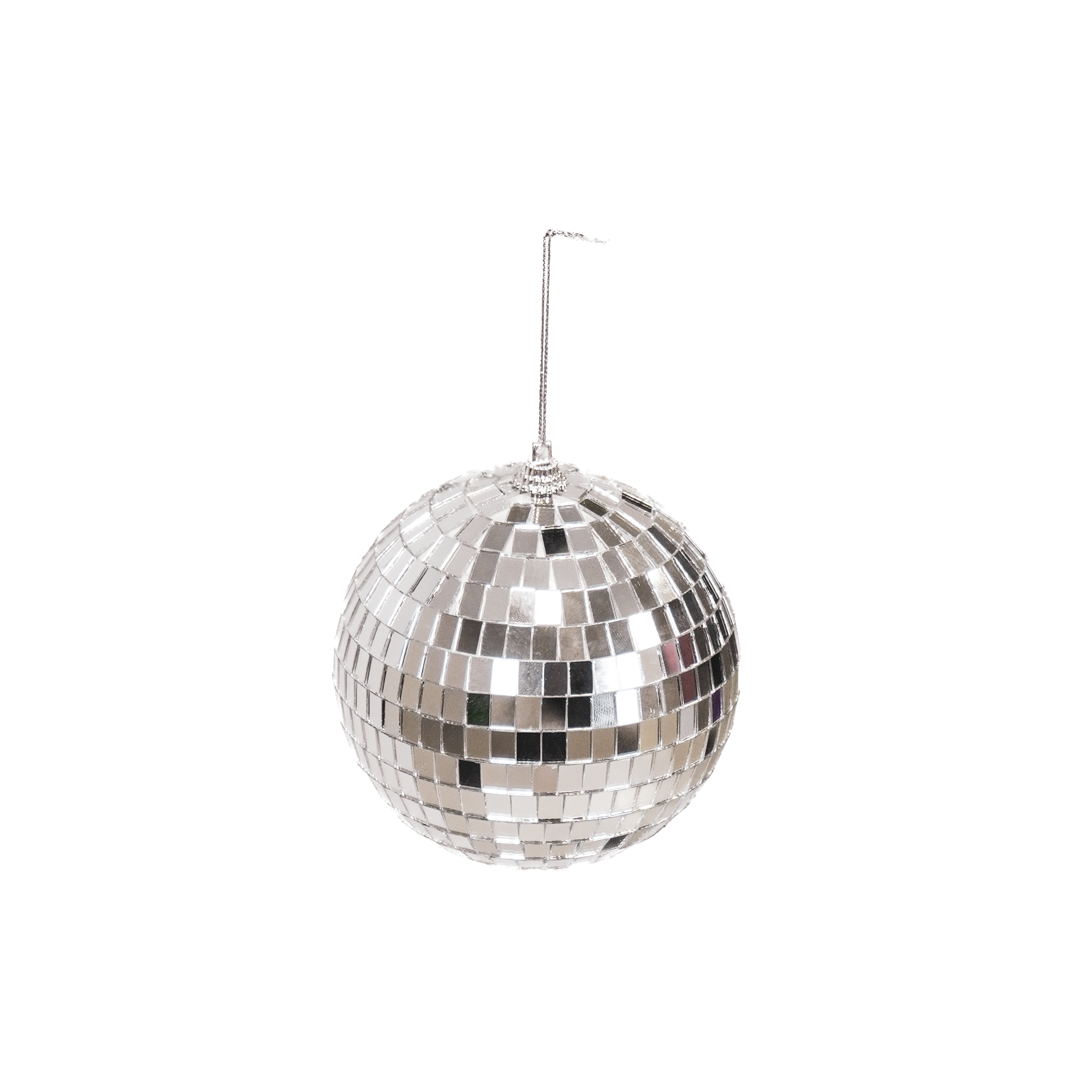 Kerstversiering -  Kersthanger - Discobal - Foam - Zilver - 15x15x15cm