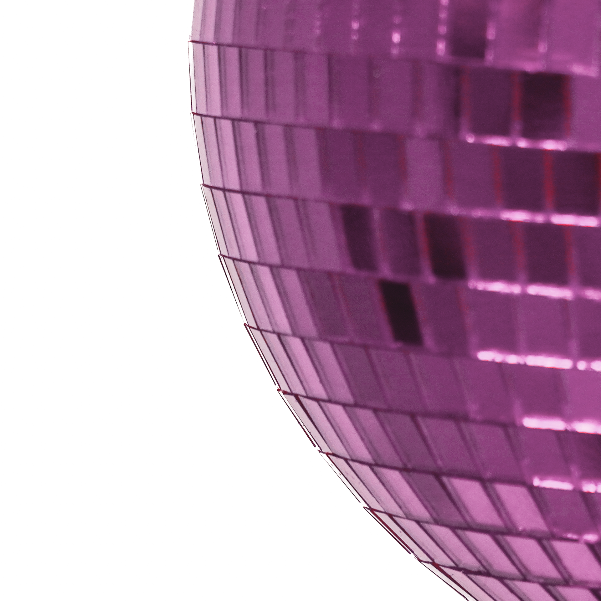 Kerstversiering -  Kersthanger - Discobal - Foam - Roze - 20x20x20cm