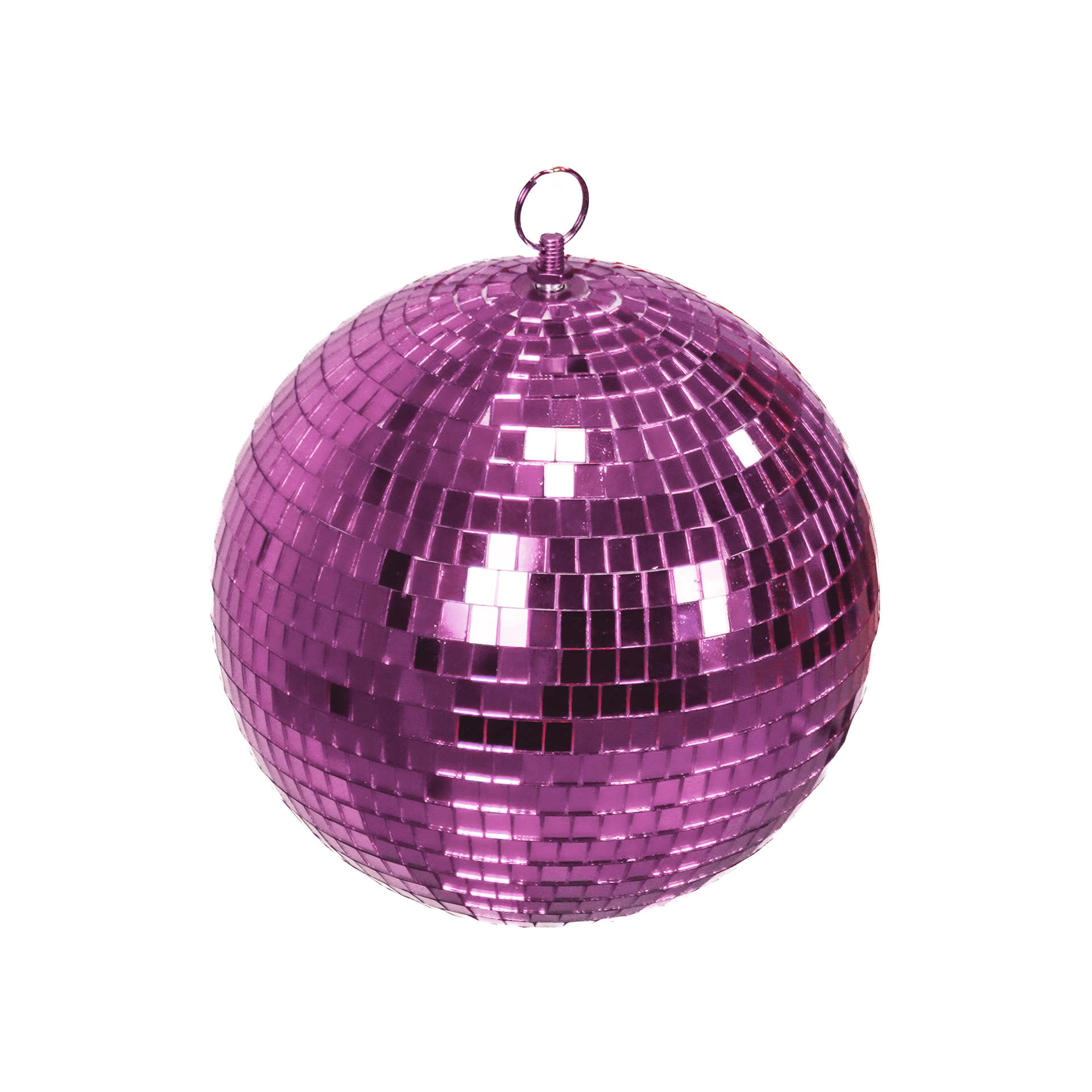 Kerstversiering -  Kersthanger - Discobal - Foam - Roze - 20x20x20cm