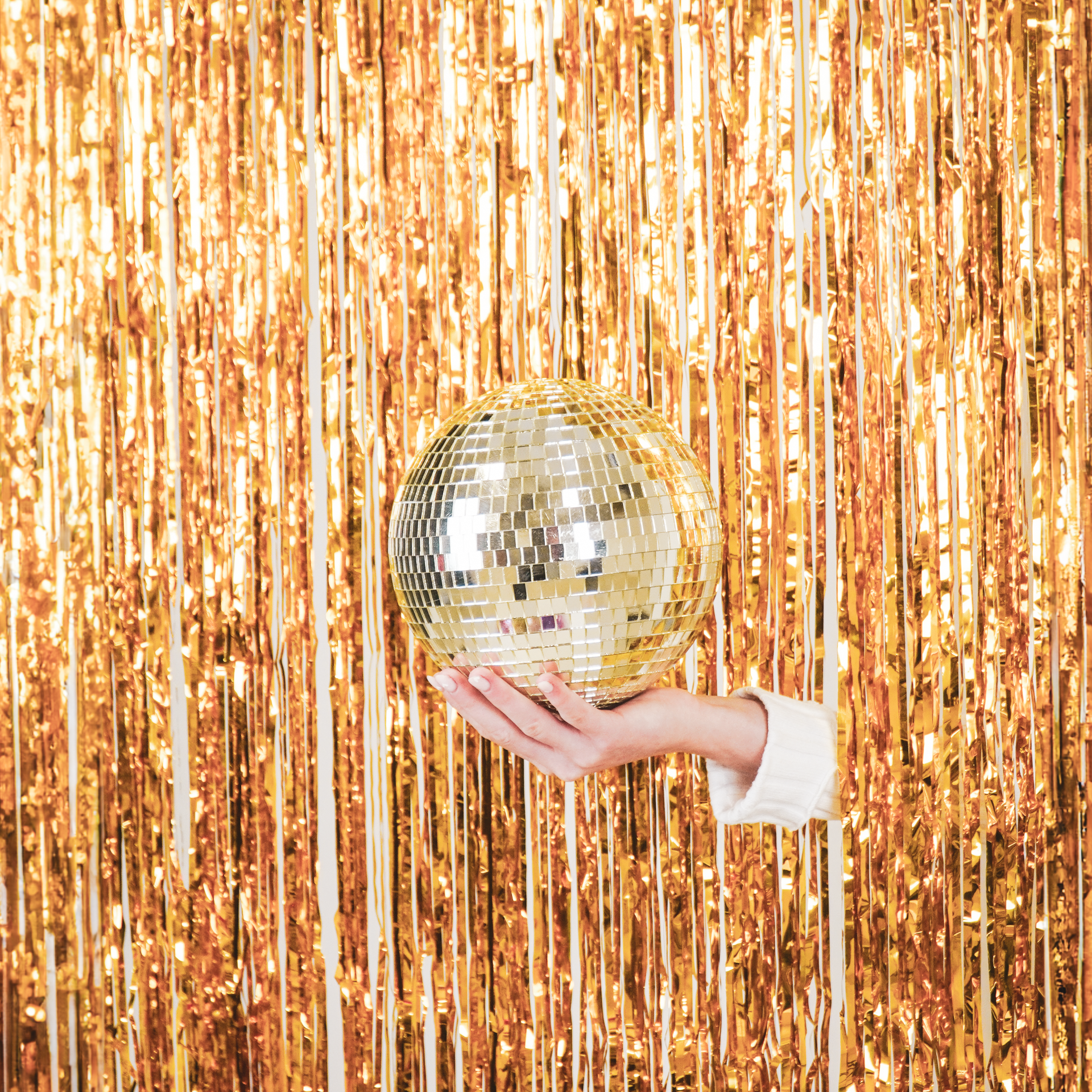 Kerstversiering -  Kersthanger - Discobal - Foam - Goud - 20x20x20cm