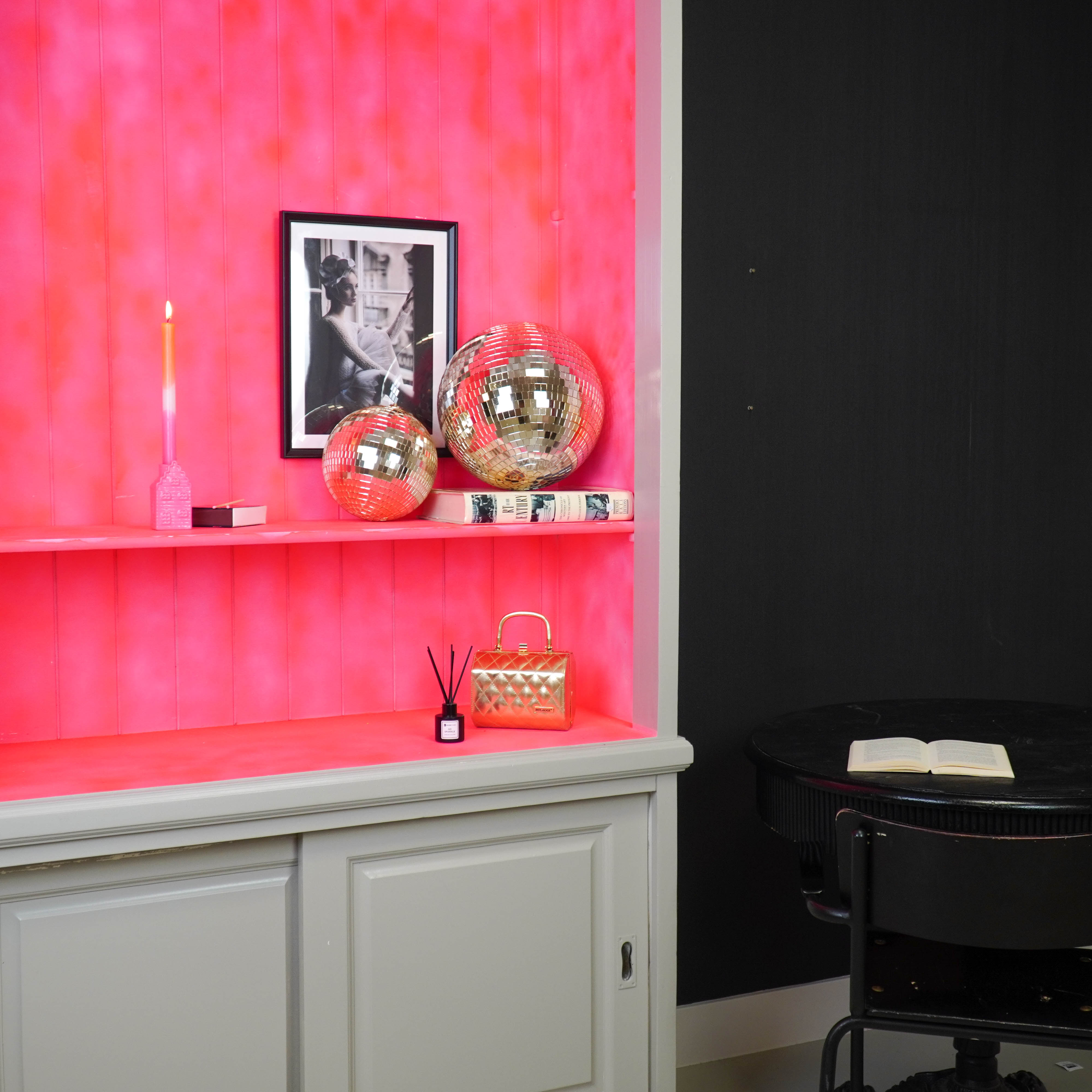 Kerstversiering -  Kersthanger - Discobal - Foam - Goud - 20x20x20cm