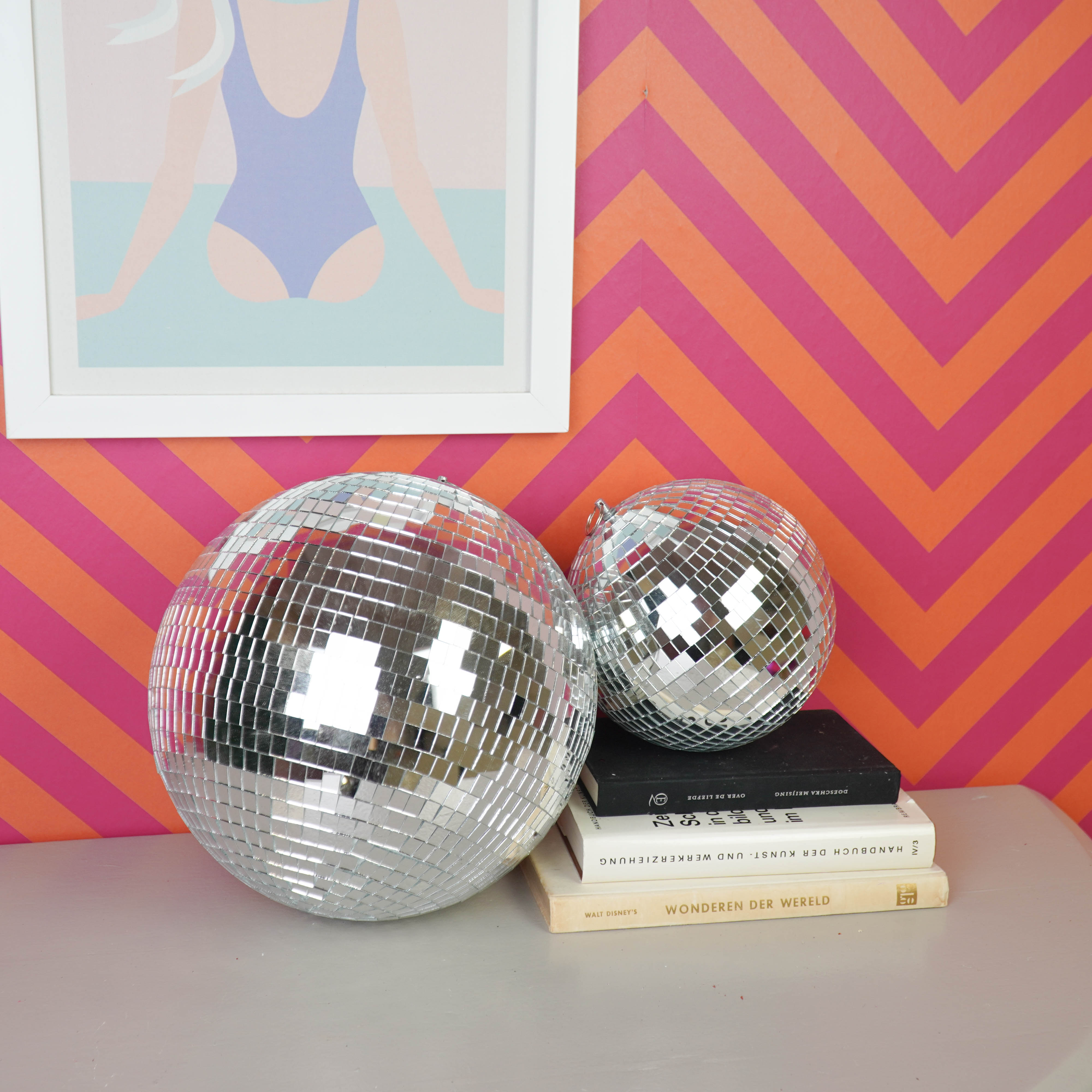 Kerstversiering -  Kersthanger - Discobal - Foam - Zilver - 20x20x20cm