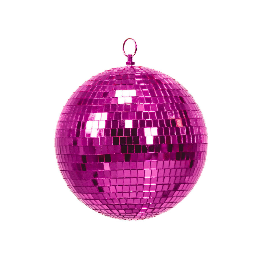 Kerstversiering -  Kersthanger - Discobal - Foam - Roze - 25x25x25cm