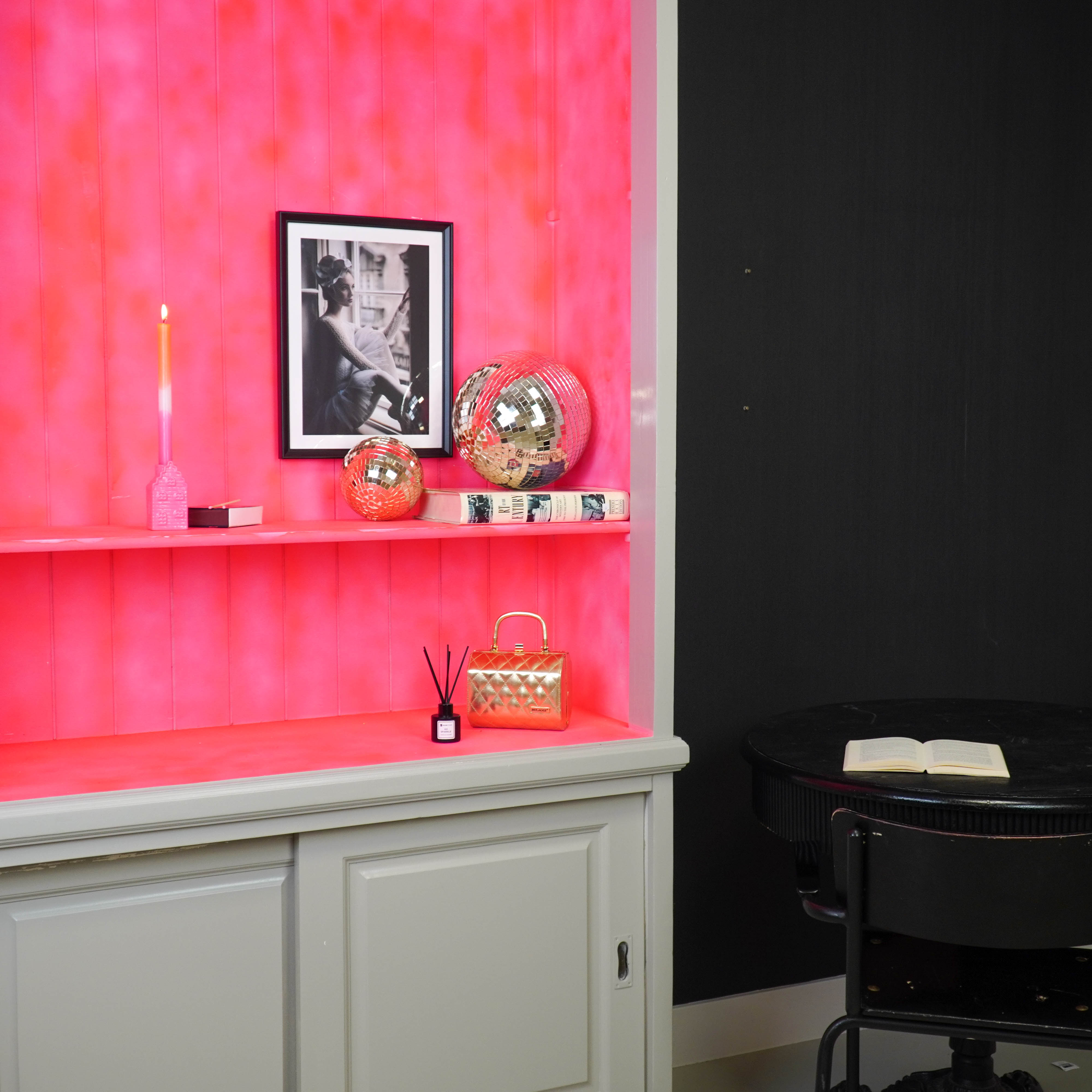 Kerstversiering -  Kersthanger - Discobal - Foam - Goud - 25x25x25cm