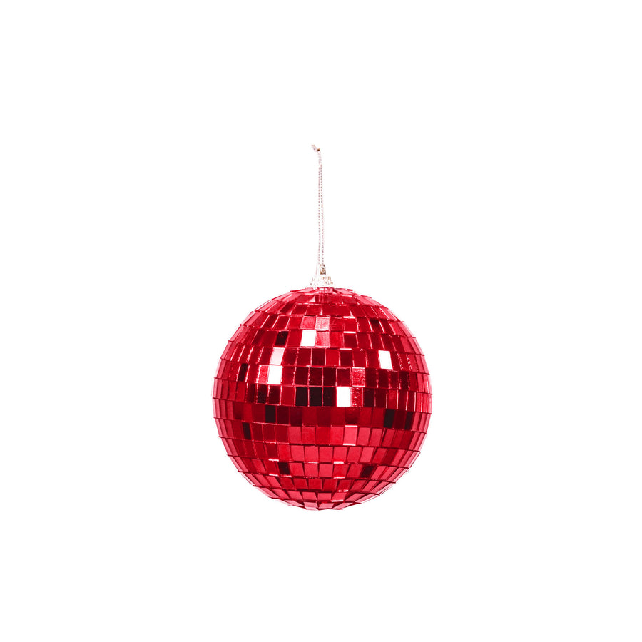 Kerstversiering -  Kersthanger - Discobal - Foam - Rood - 15x15x15cm