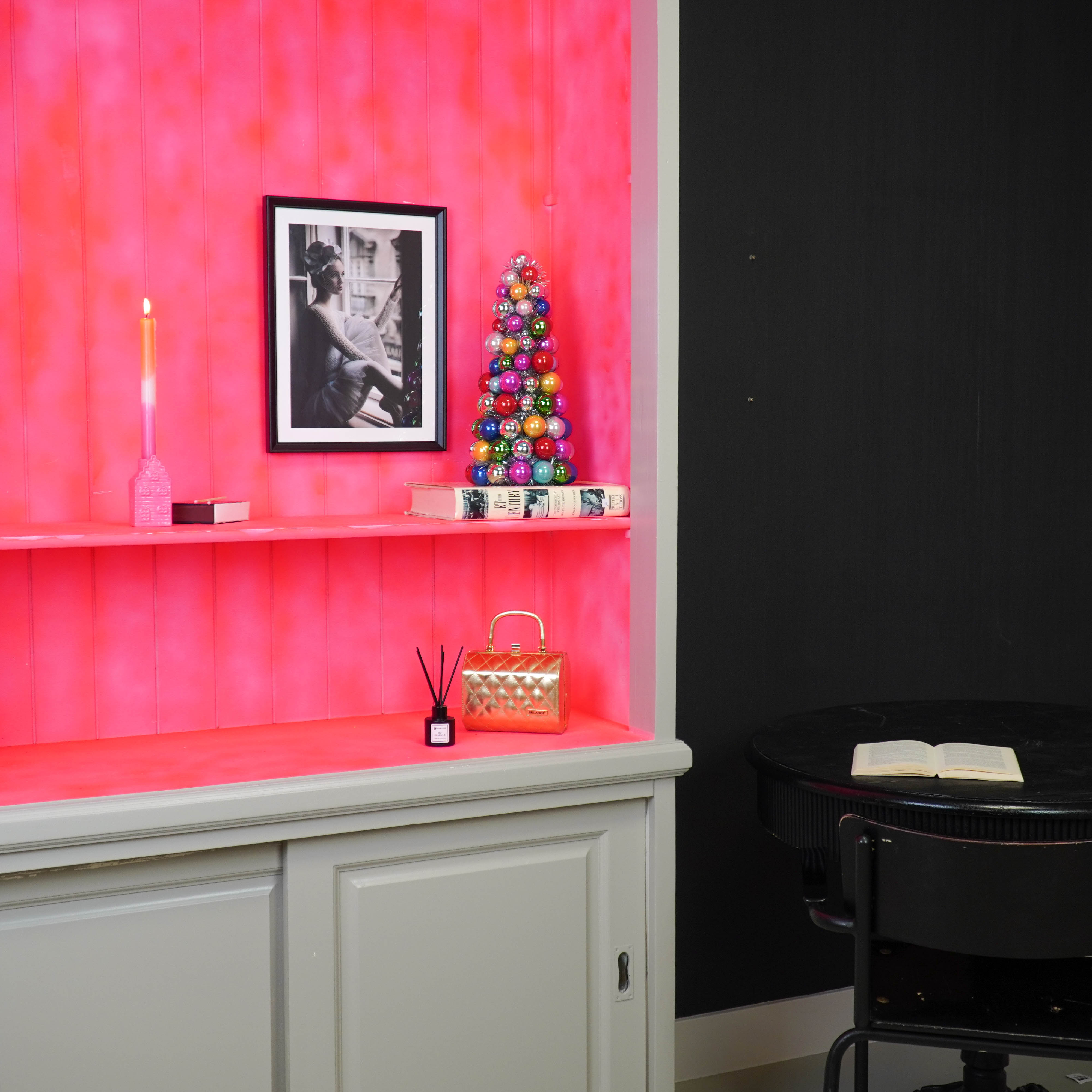 Kerst Decoratie -  Kerstballen Kerstboom - Kunststof - Multicolour  - 19x41 cm