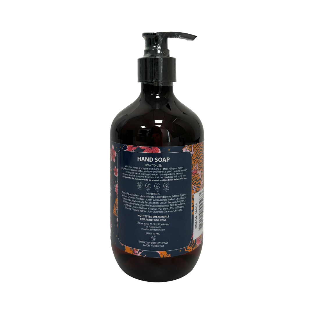 Handzeep - Vegan Handzeep Fles - Kruidig - 500ml