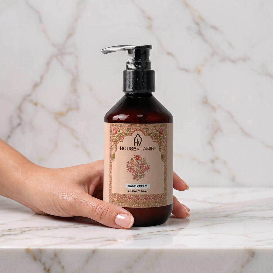 Handcrème - Vegan Handcrème Fles - Amber - 150ml