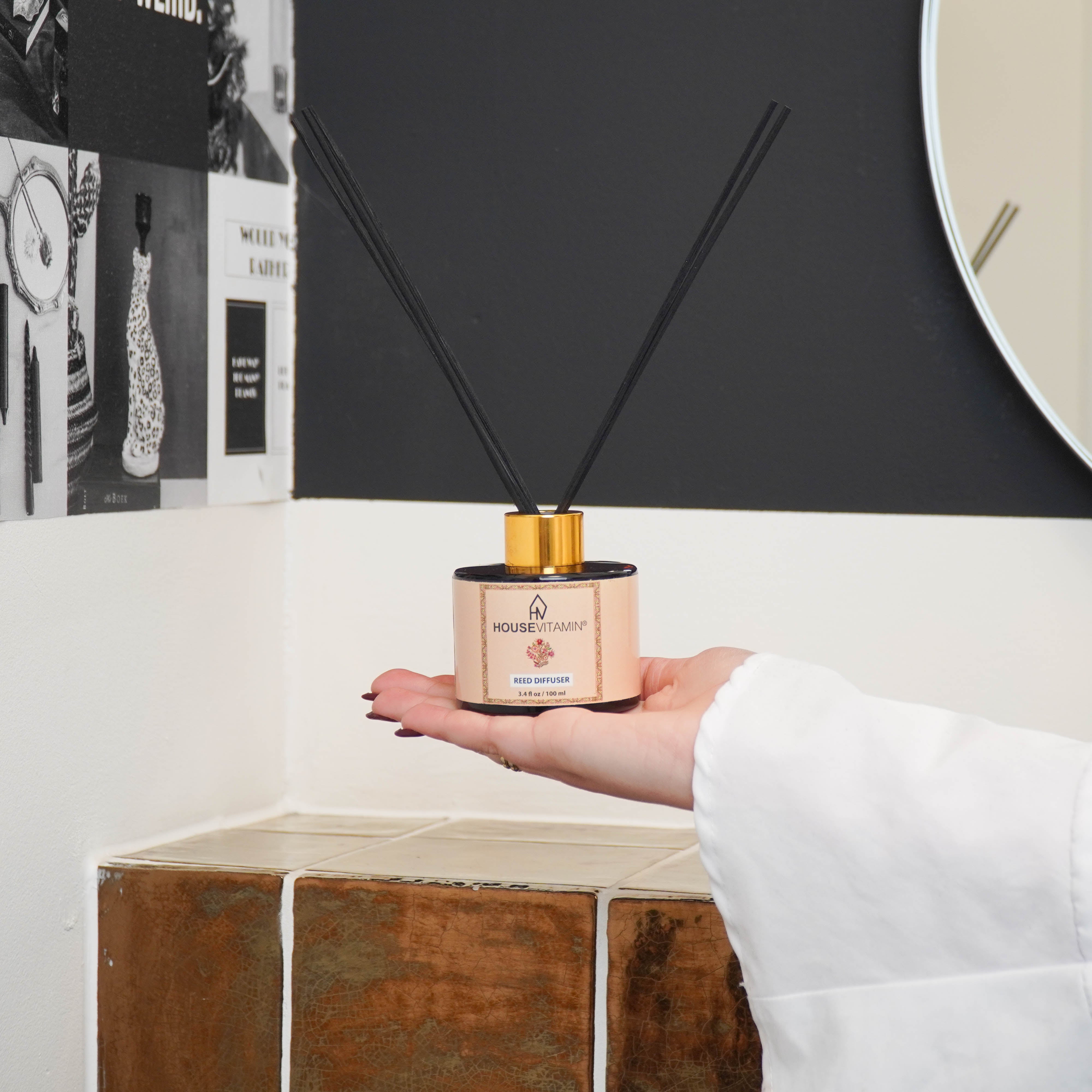 Reed Diffuser - Geurstokjes - Amber - 100ml