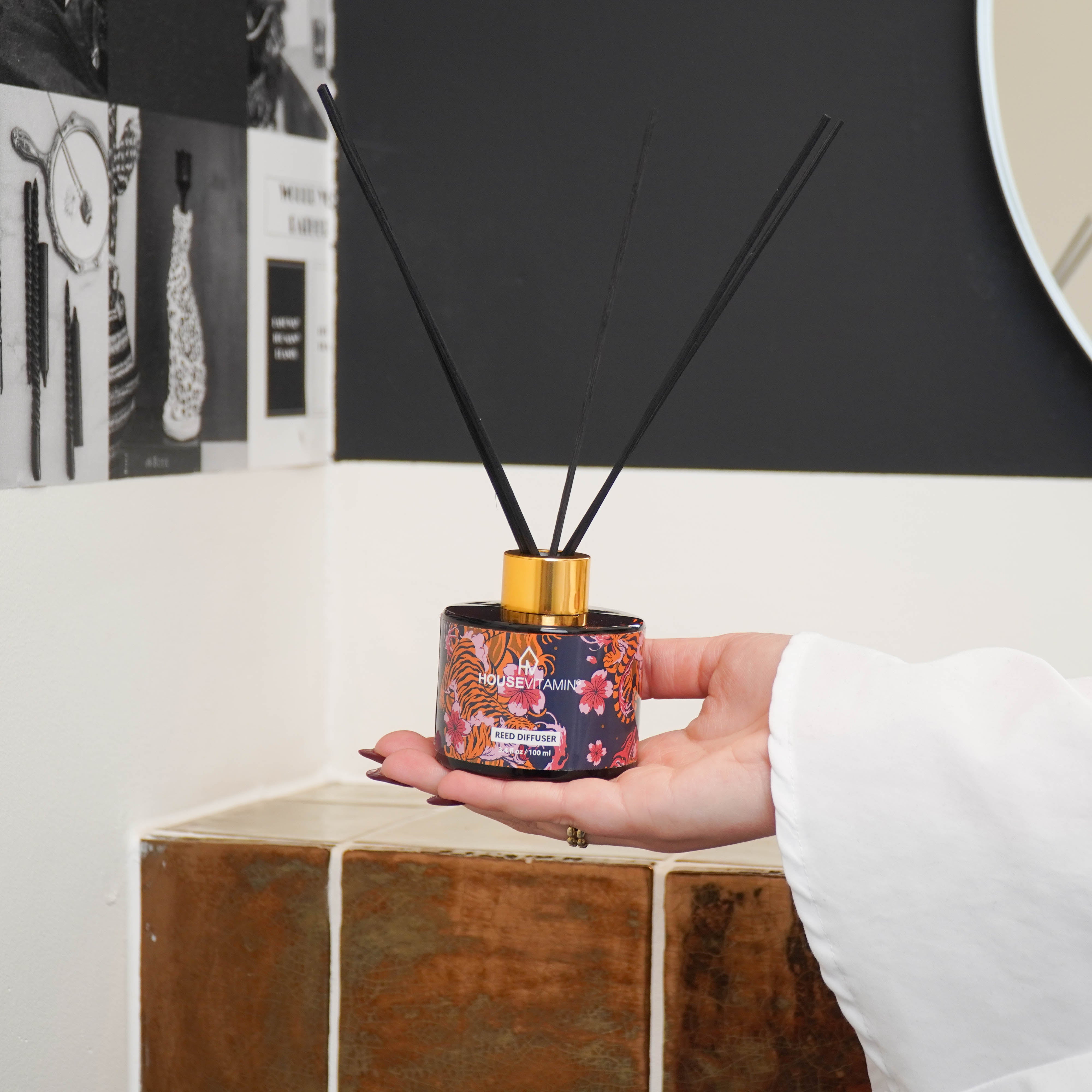 Reed Diffuser - Geurstokjes - Kruidig - 100ml