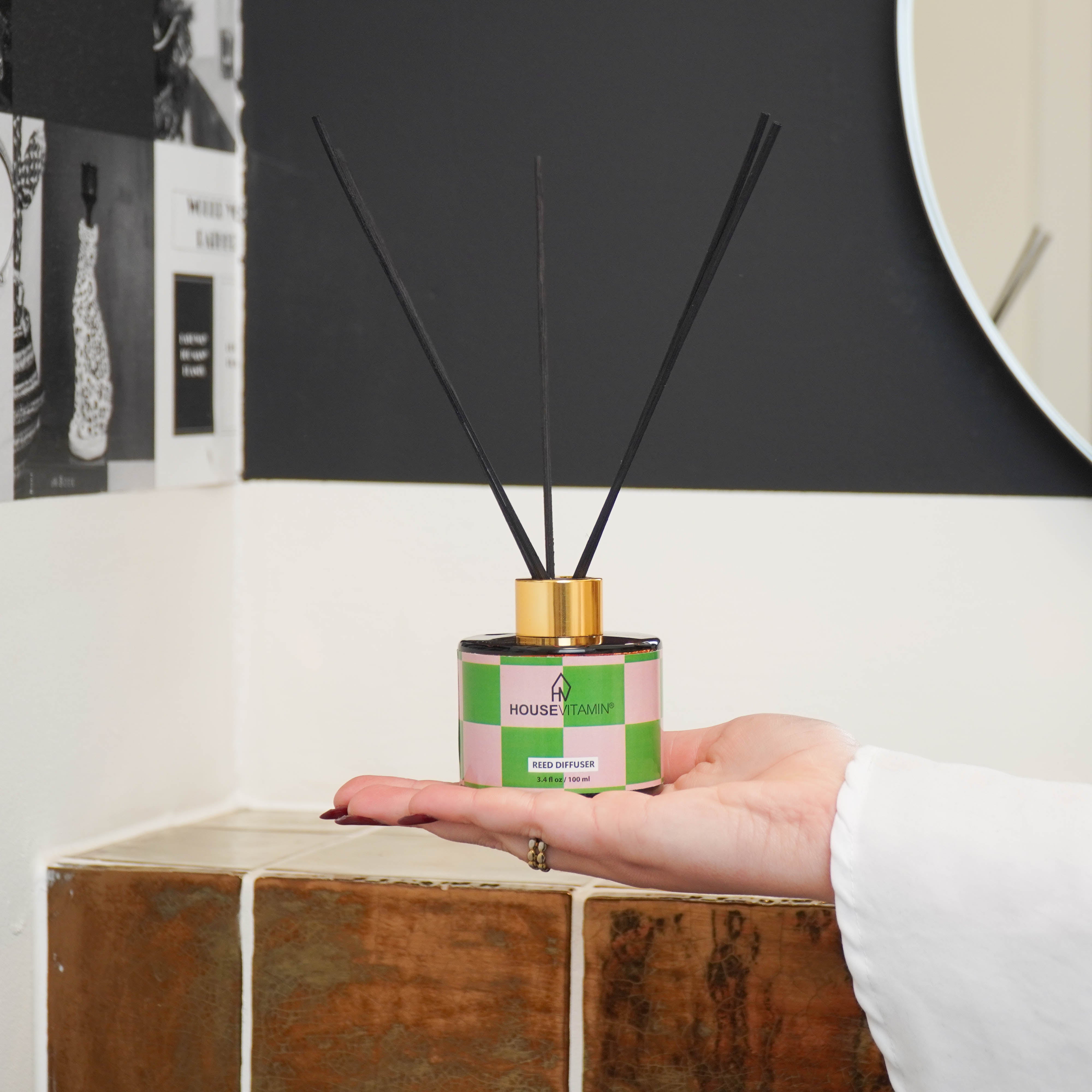 Reed Diffuser - Geurstokjes - Komkommer - 100ml