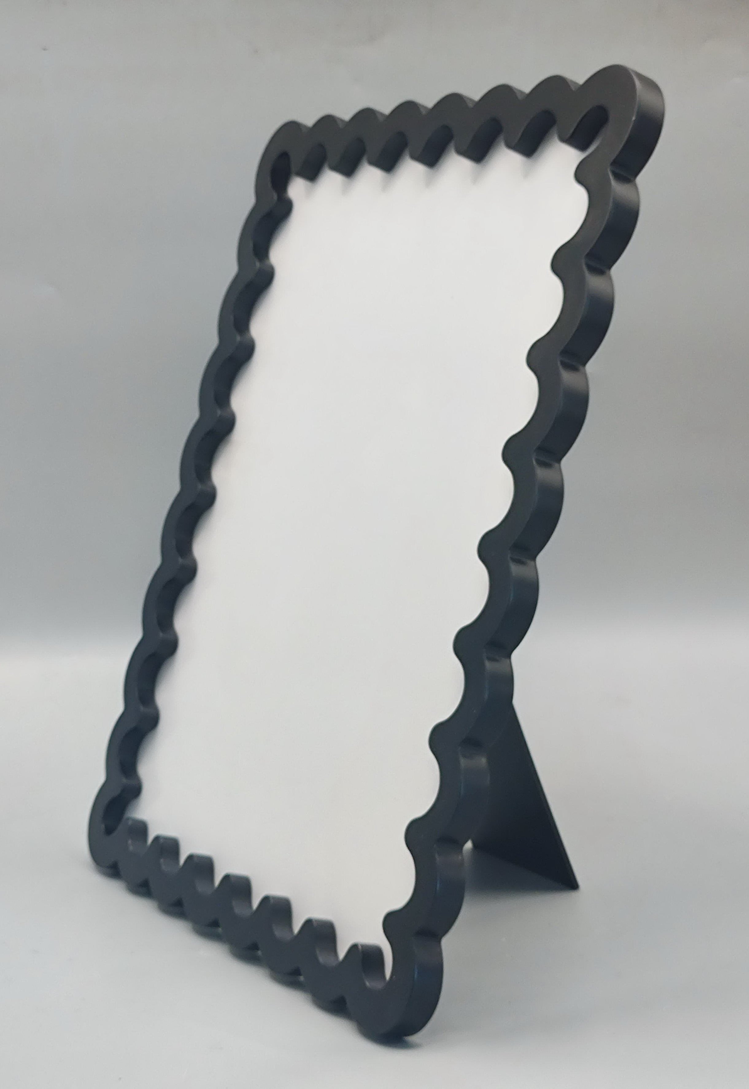 Fotolijst - Golvende Rand - MDF - Zwart - 33x43x1.5cm