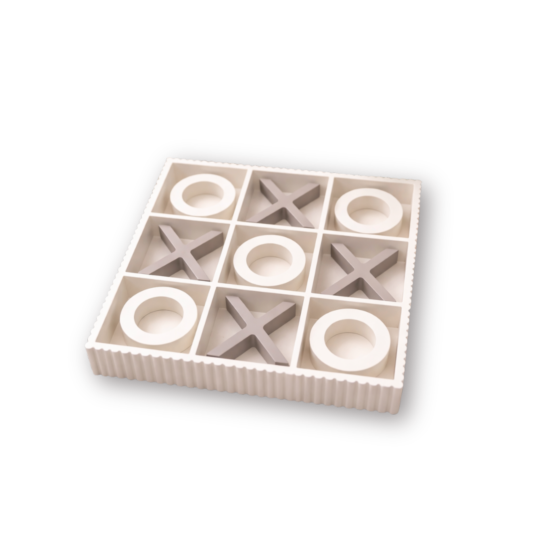 Decoratie Spel - Boter Kaas en Eieren - Beige - 33x33x5cm