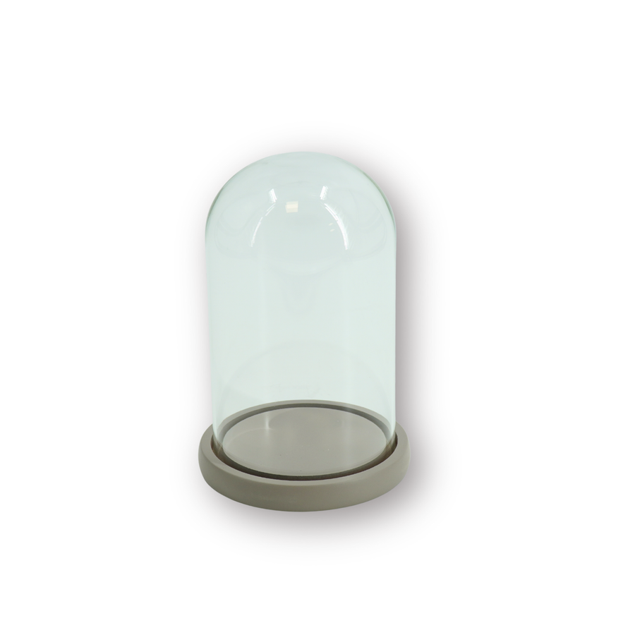 Stolp - Glas/Hout - Zand - 14x14x22 cm