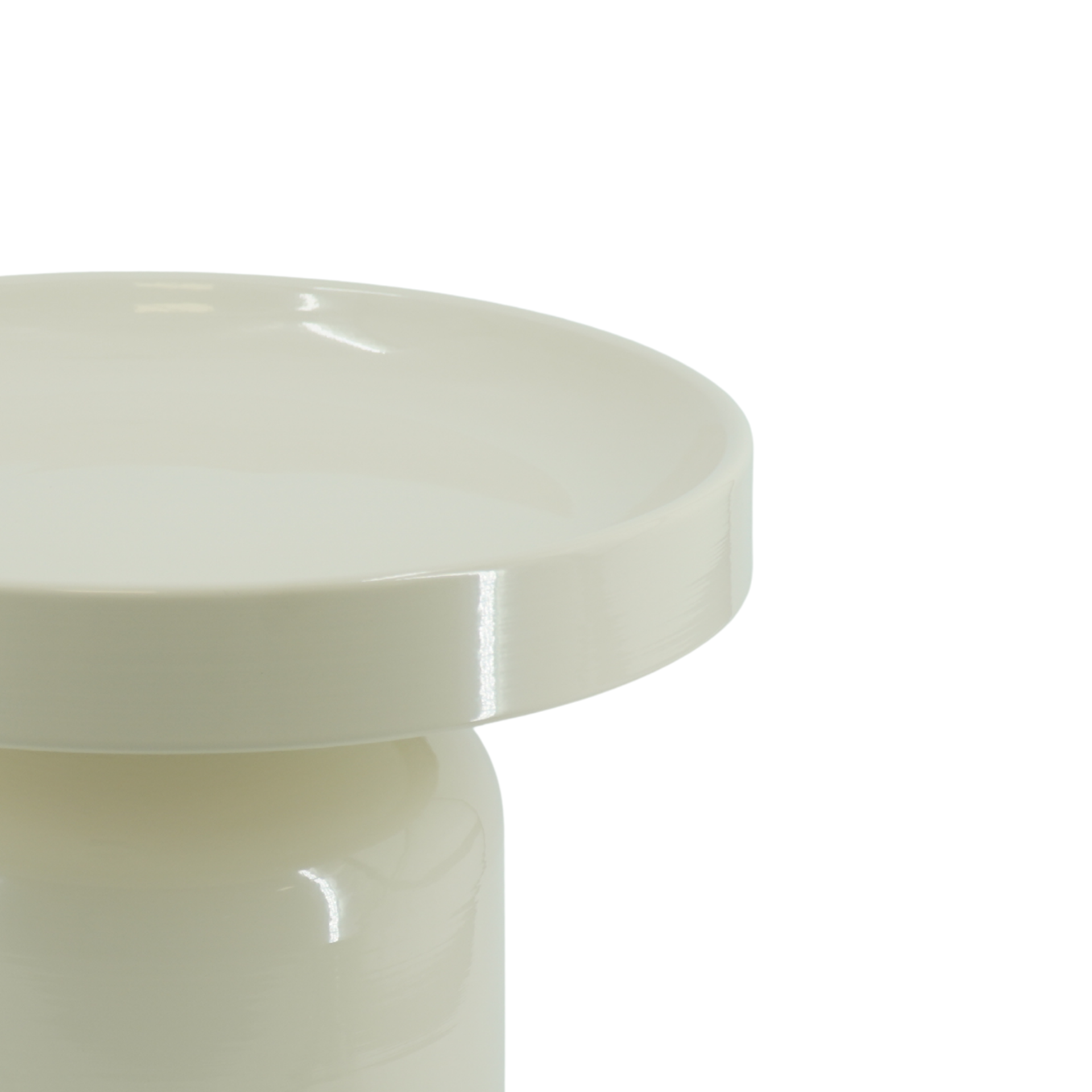 Bijzettafel - Pion - Zand - Metaal - 43x42cm