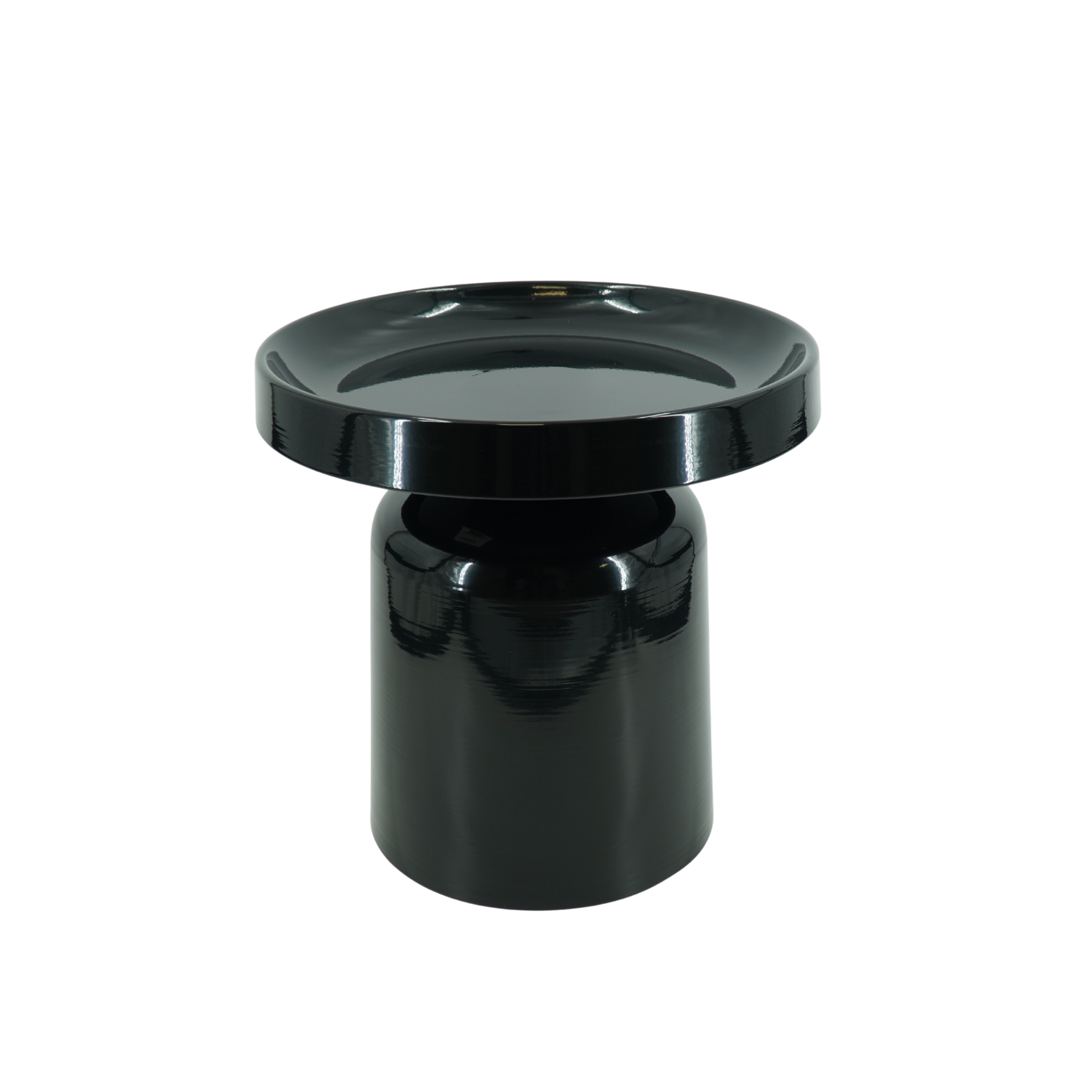 Bijzettafel - Pion - Zwart - Metaal - 43x42cm