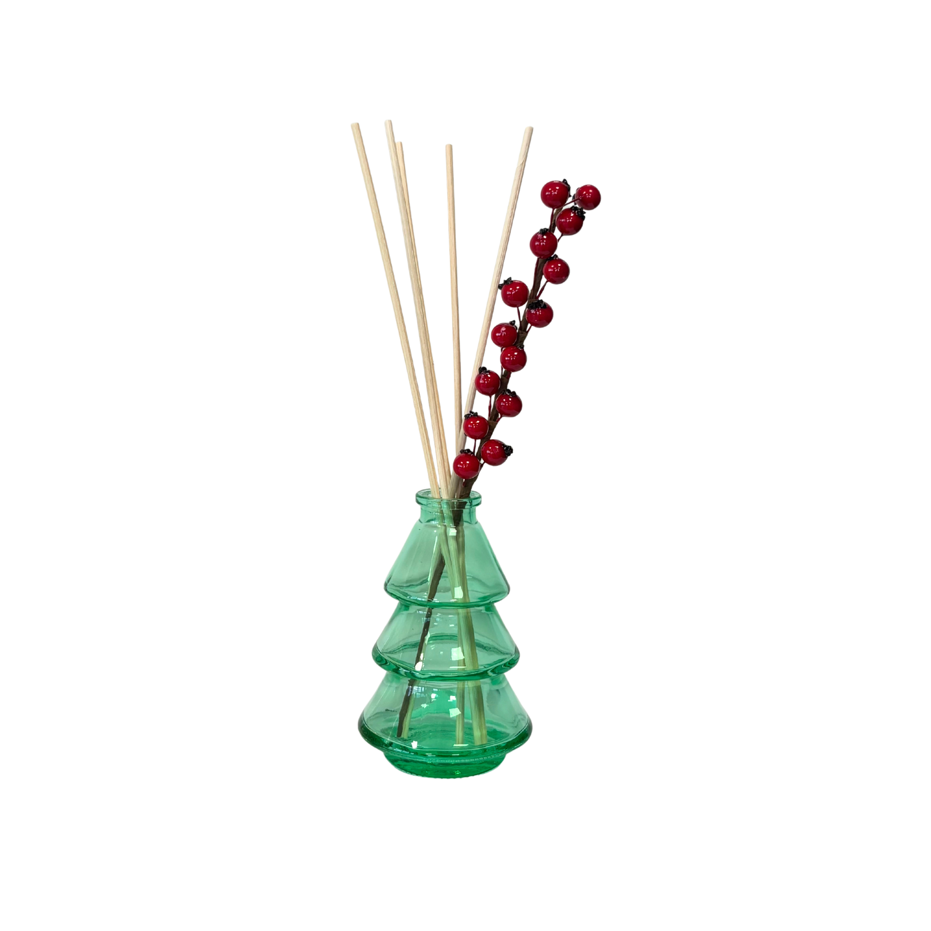 Geurstokjes - Kerstboom - Glas - Groen - 100 ml