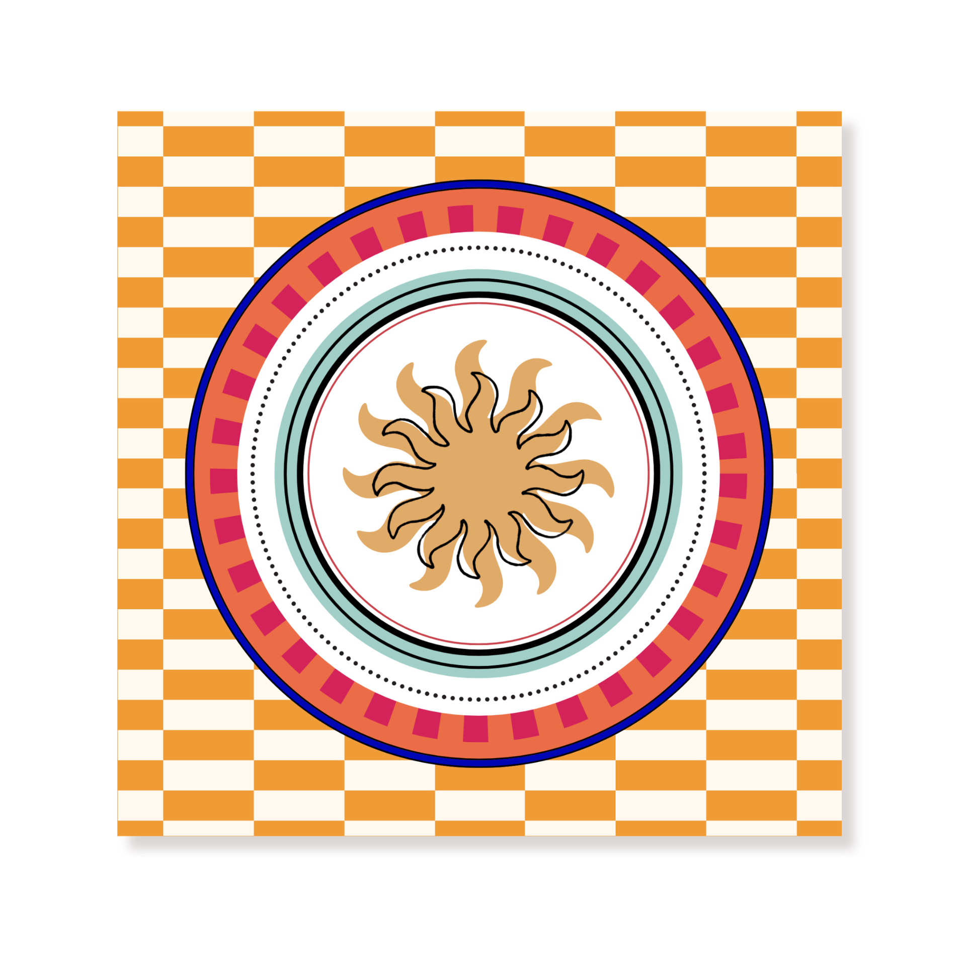 Paper Napkins “Sun” –Display Pack 12 Packs