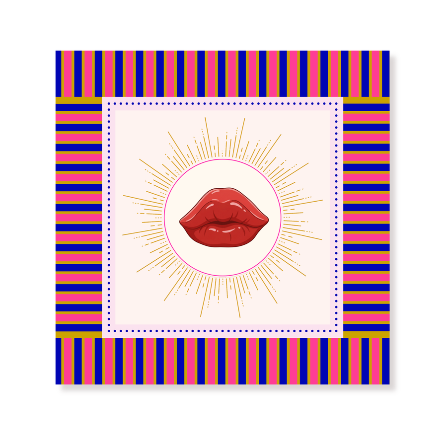 Paper Napkins “Lips” –Display Pack 12 Packs
