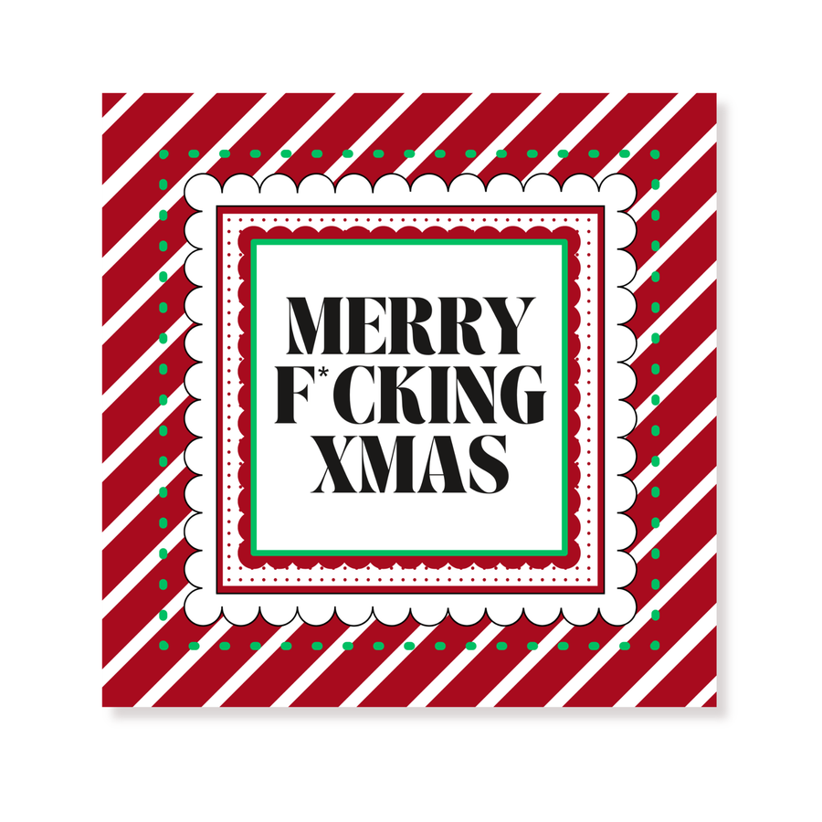 Paper Napkins “Merry F*cking Xmas” –Display Pack 12 Packs