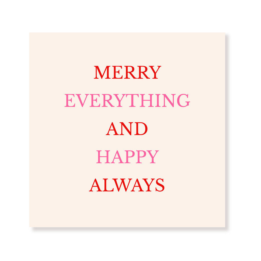 Paper Napkins “Merry always Happy” –Display Pack 12 Packs