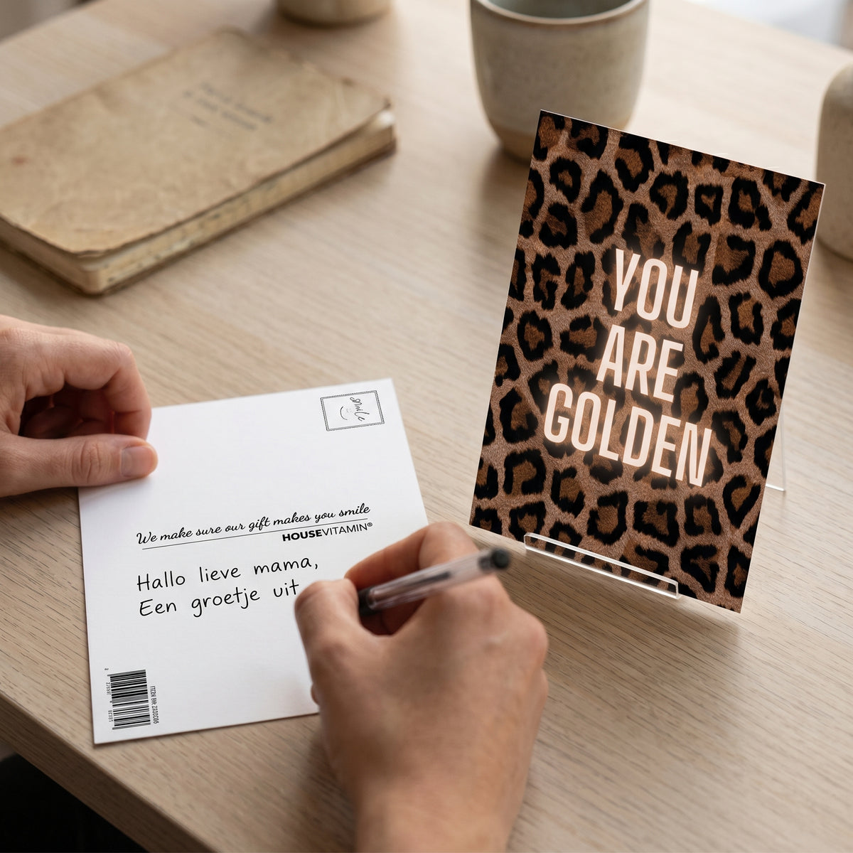Ansichtkaart - You are Golden - Papier - Set of 5 - A6