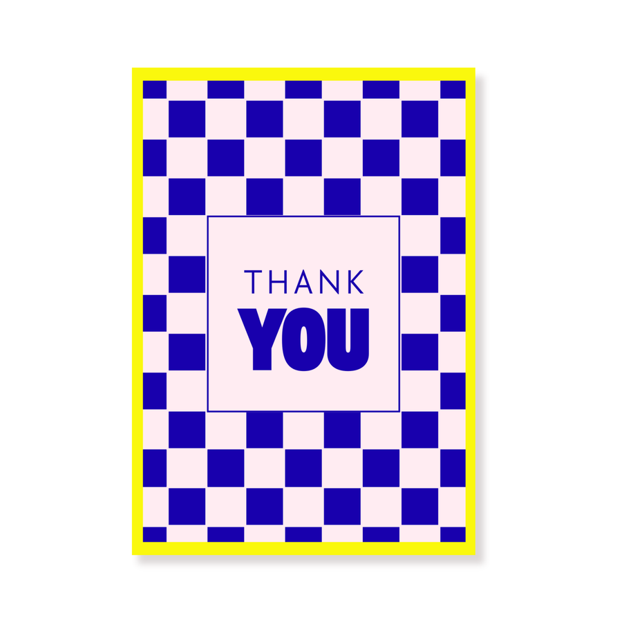Ansichtkaart - Thank You -  Papier - Set of 5 - A6
