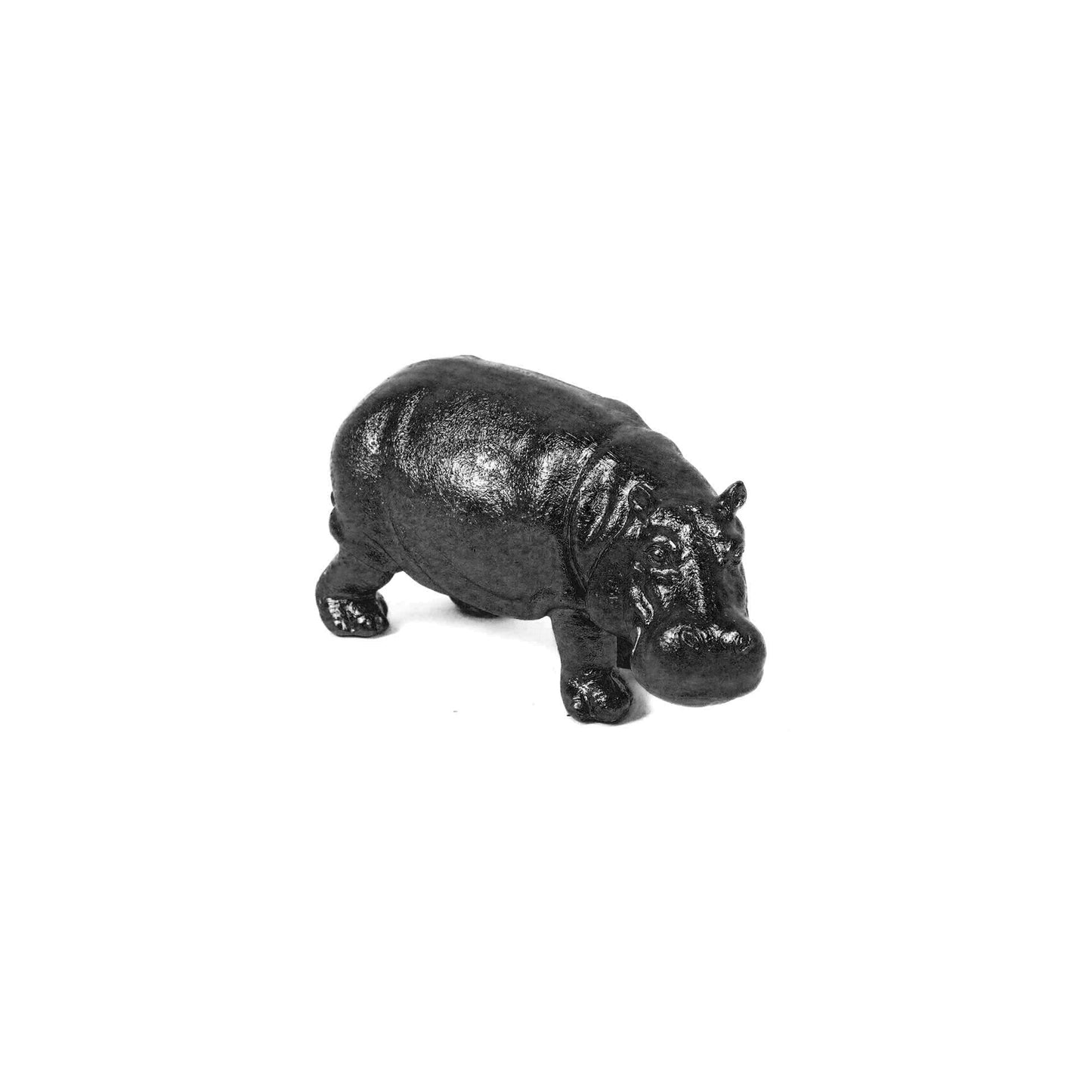 Housevitamin Nijlpaard - Zwart - 14x6,5x7,5cm