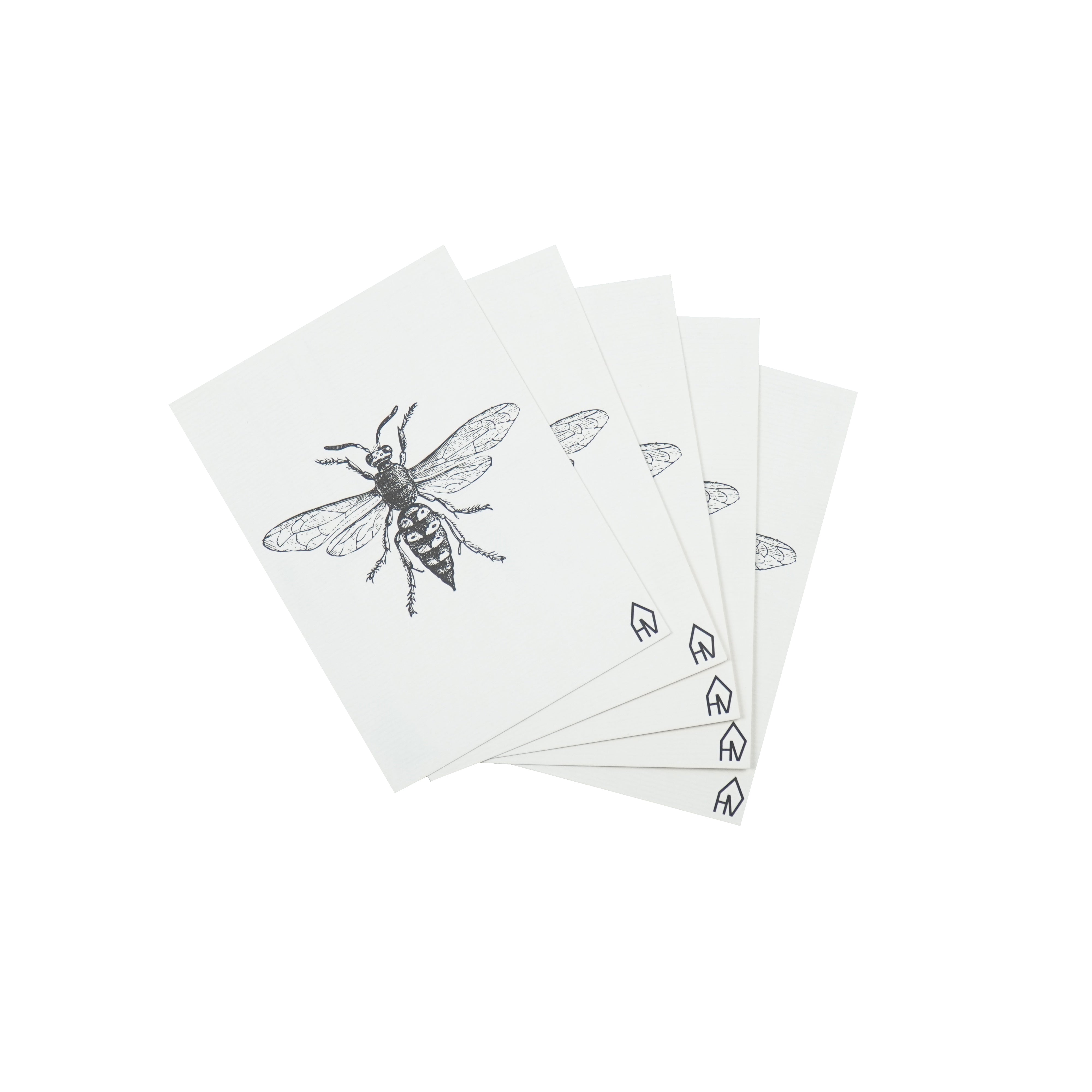 ansichtkaarten insect 