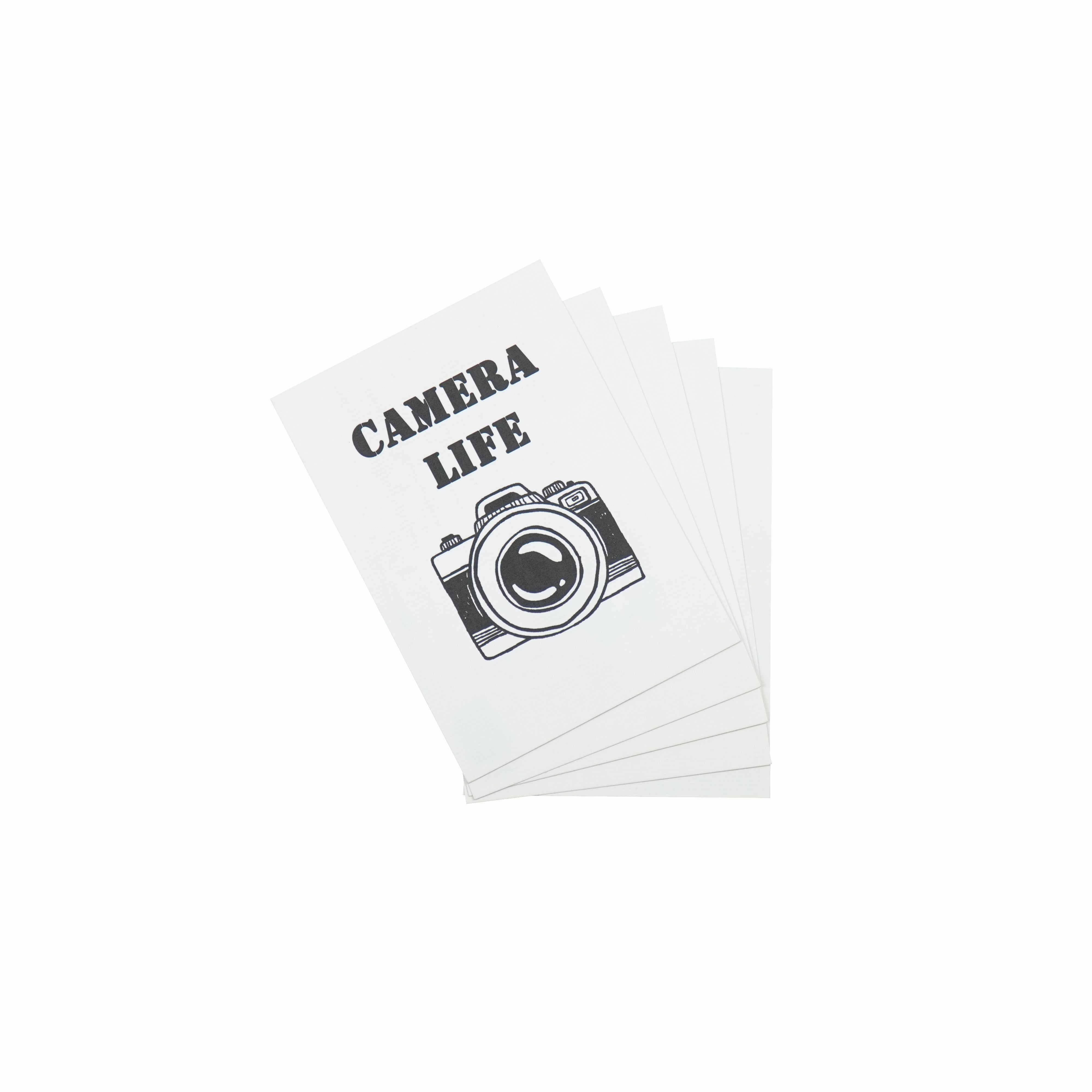 Leuke kaart met camera tekening