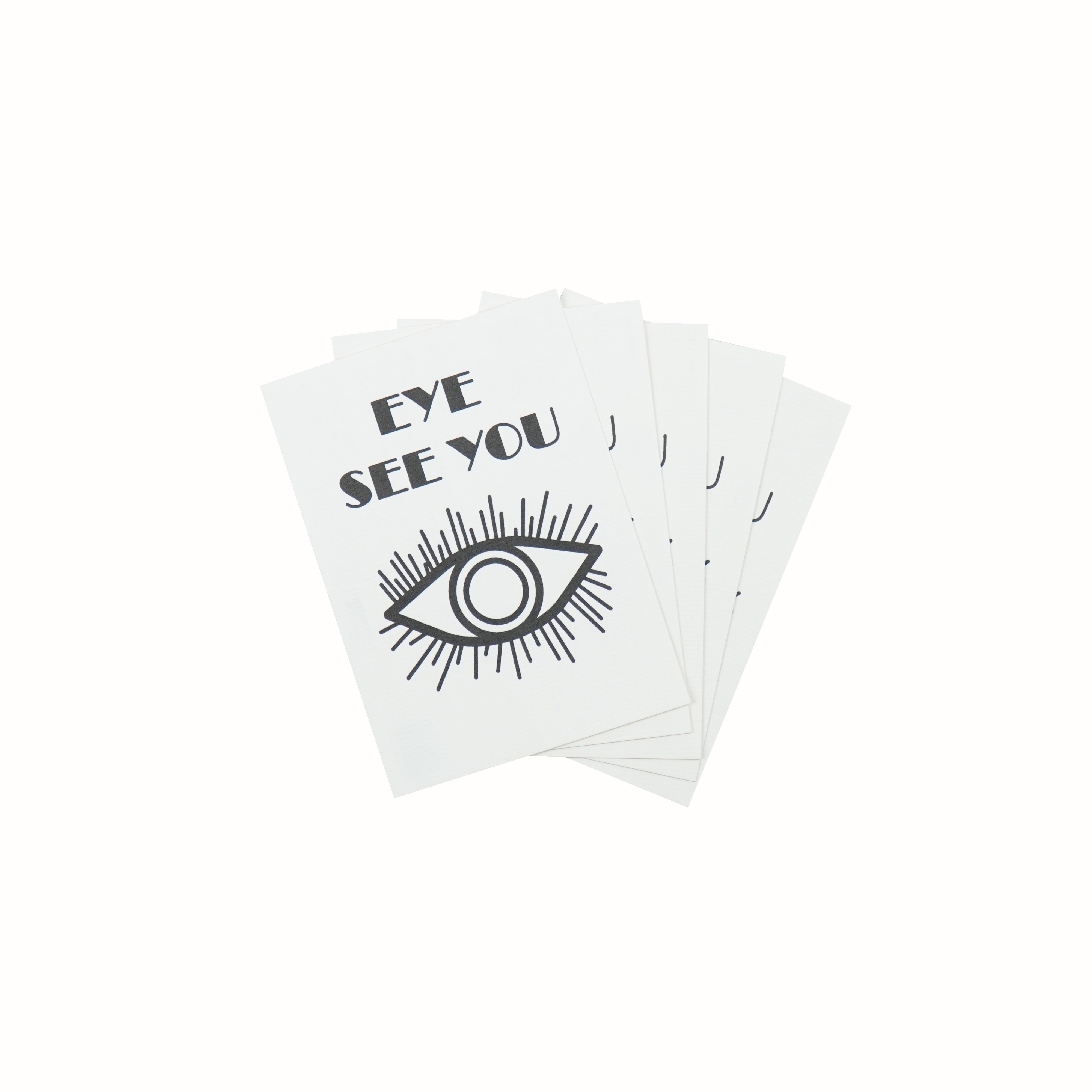 eye see you kaart met oog