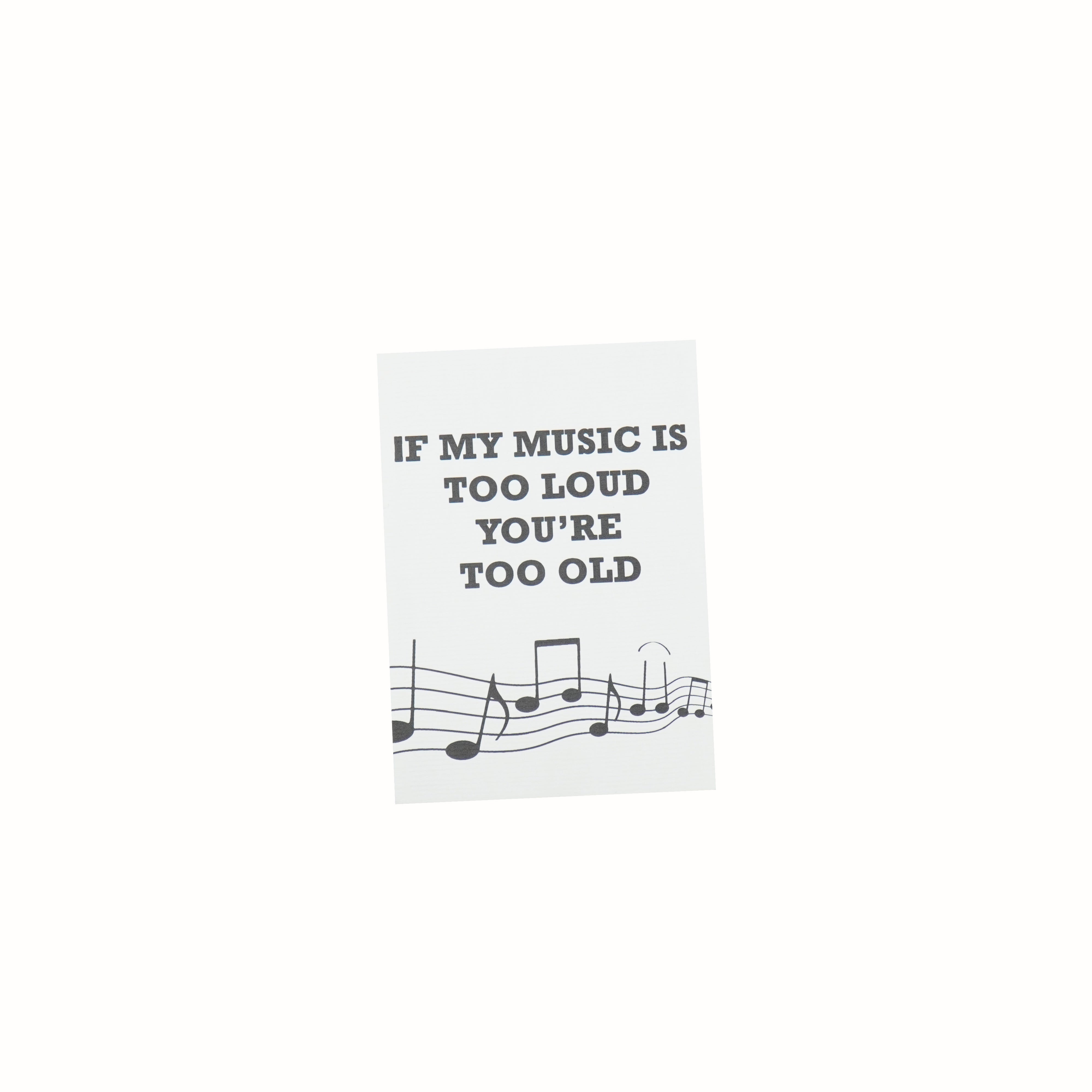 leuke kaart voor muzikaal persoon 