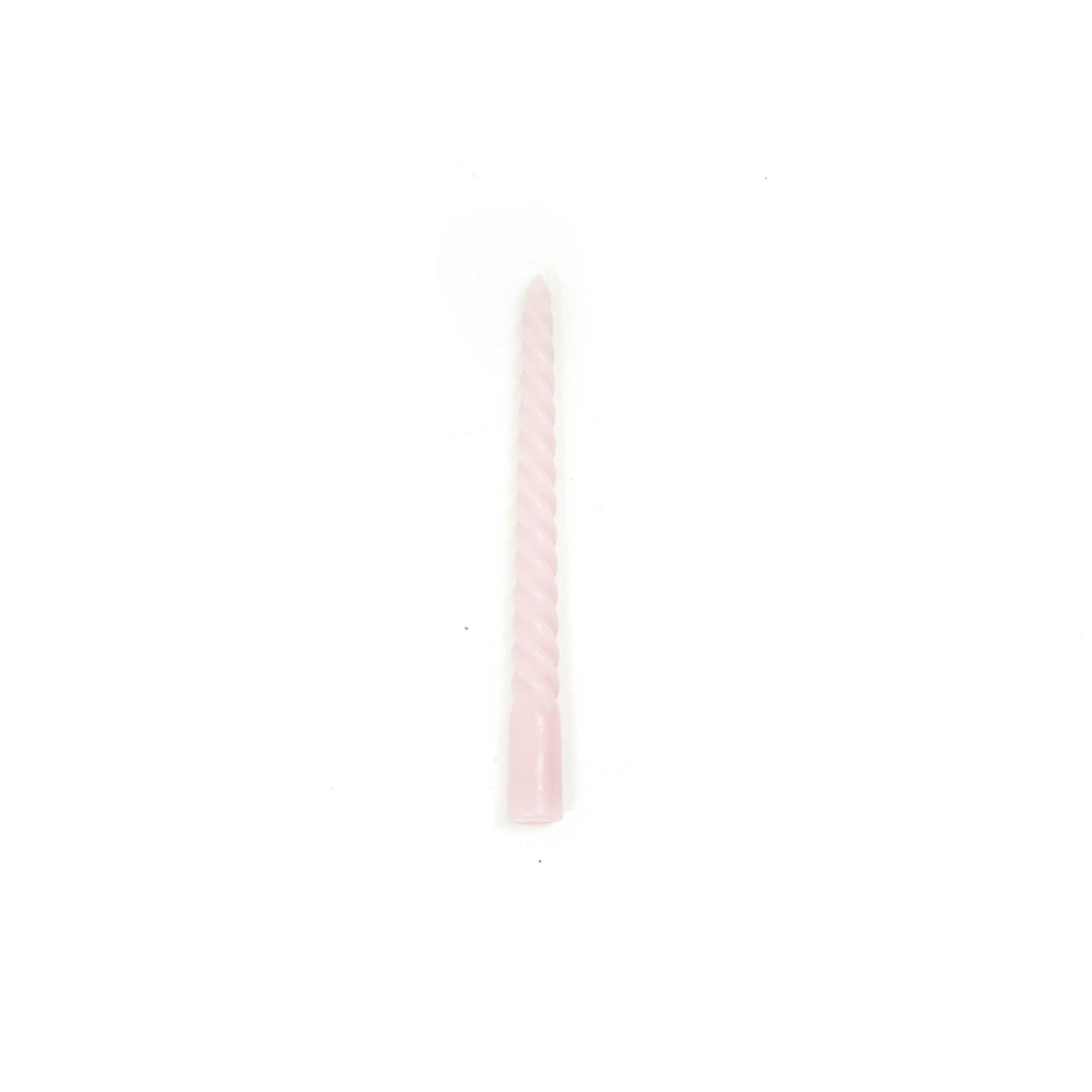 HV Gedraaide kaarsen - Roze - Set van 4 - 2x20cm
