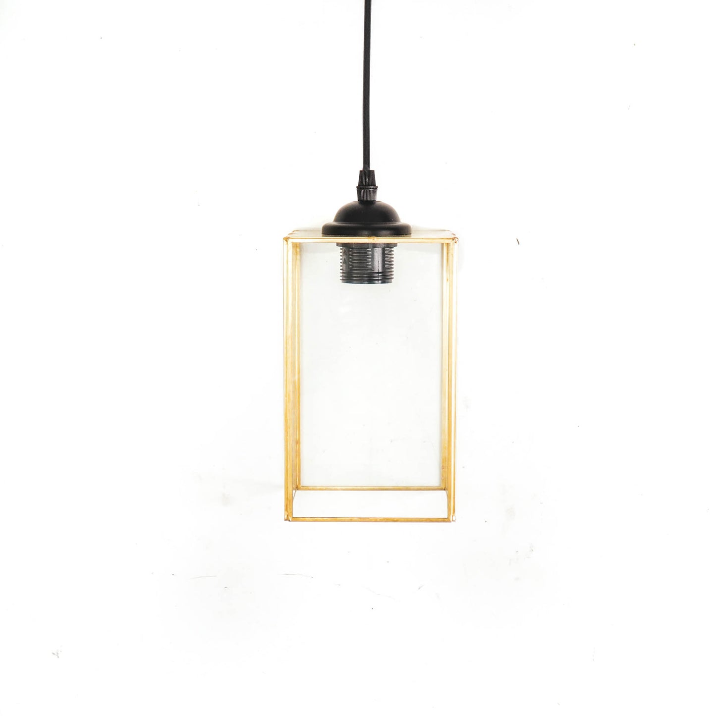 HV Hanglamp - Goud - Metaal/Glas - 12x20cm