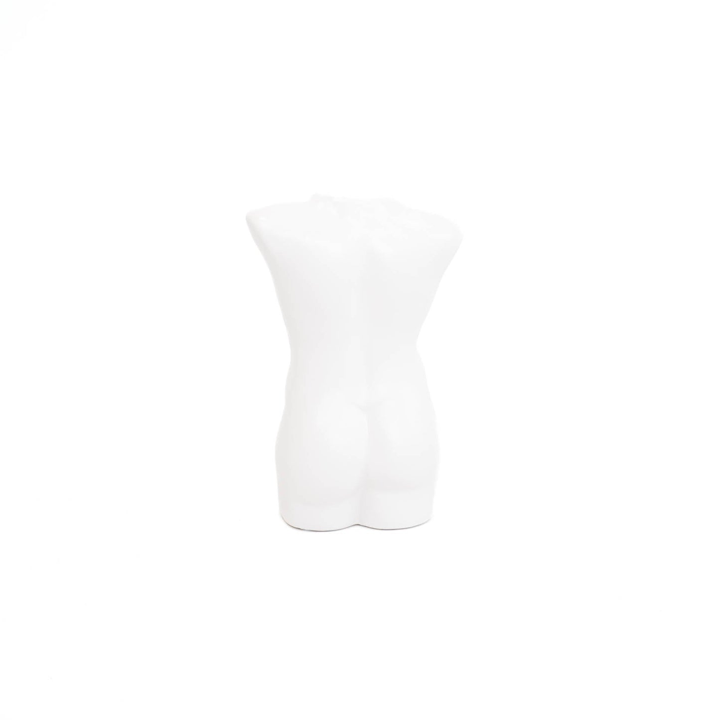 HV Mannen Body Vaas - Wit - 15x9x24cm