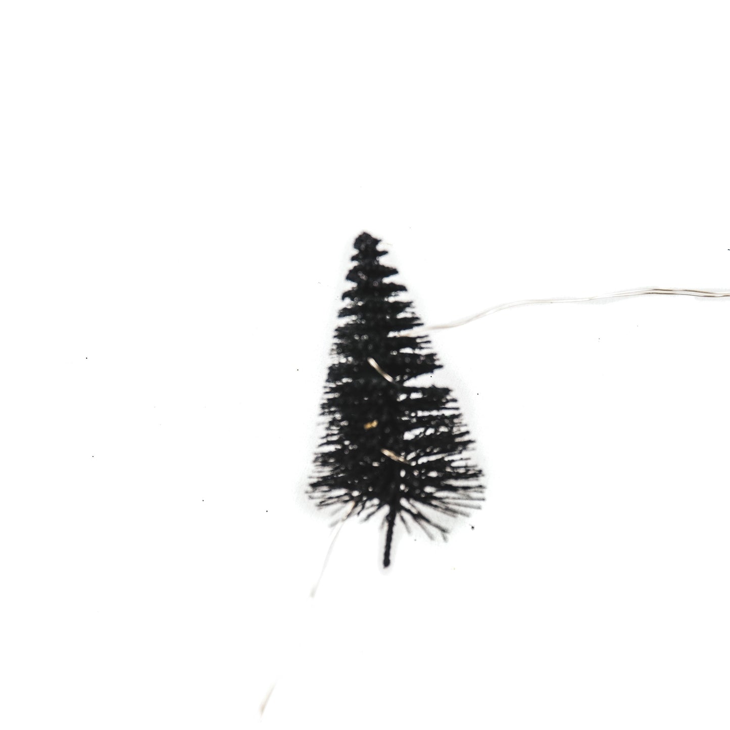 HV Kerstboom Ledlicht Slinger - Zwart - 6x3x130cm